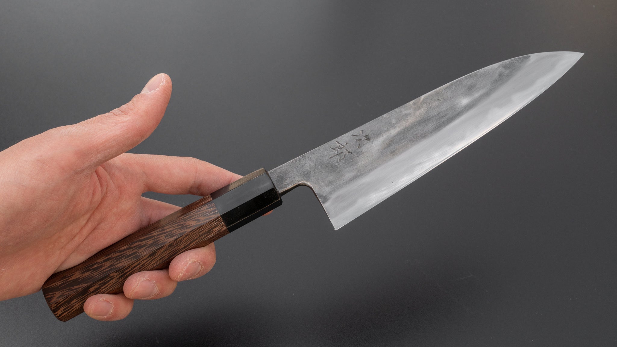 Jiro Tsuchime Petty Knife 150mm - Japanese High Carbon Steel Blade with Taihei Tagayasan Handle (#092) - Perfect for Home Chefs & Professional Sushi Preparation
