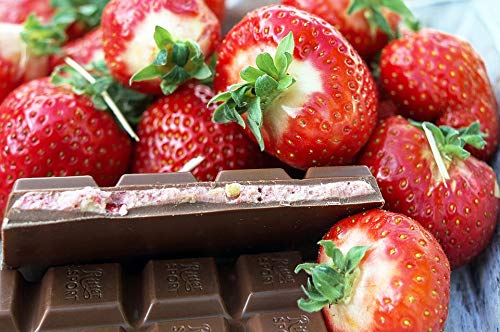 Delicious Chocolate Covered Strawberries - 20x30 Inch Laminated Poster with Vibrant Colors & High-Quality Print - Perfect for Kitchen Decor, Dining Room Wall Art, Candy Shop Display & Sweet Treat Lovers Gift