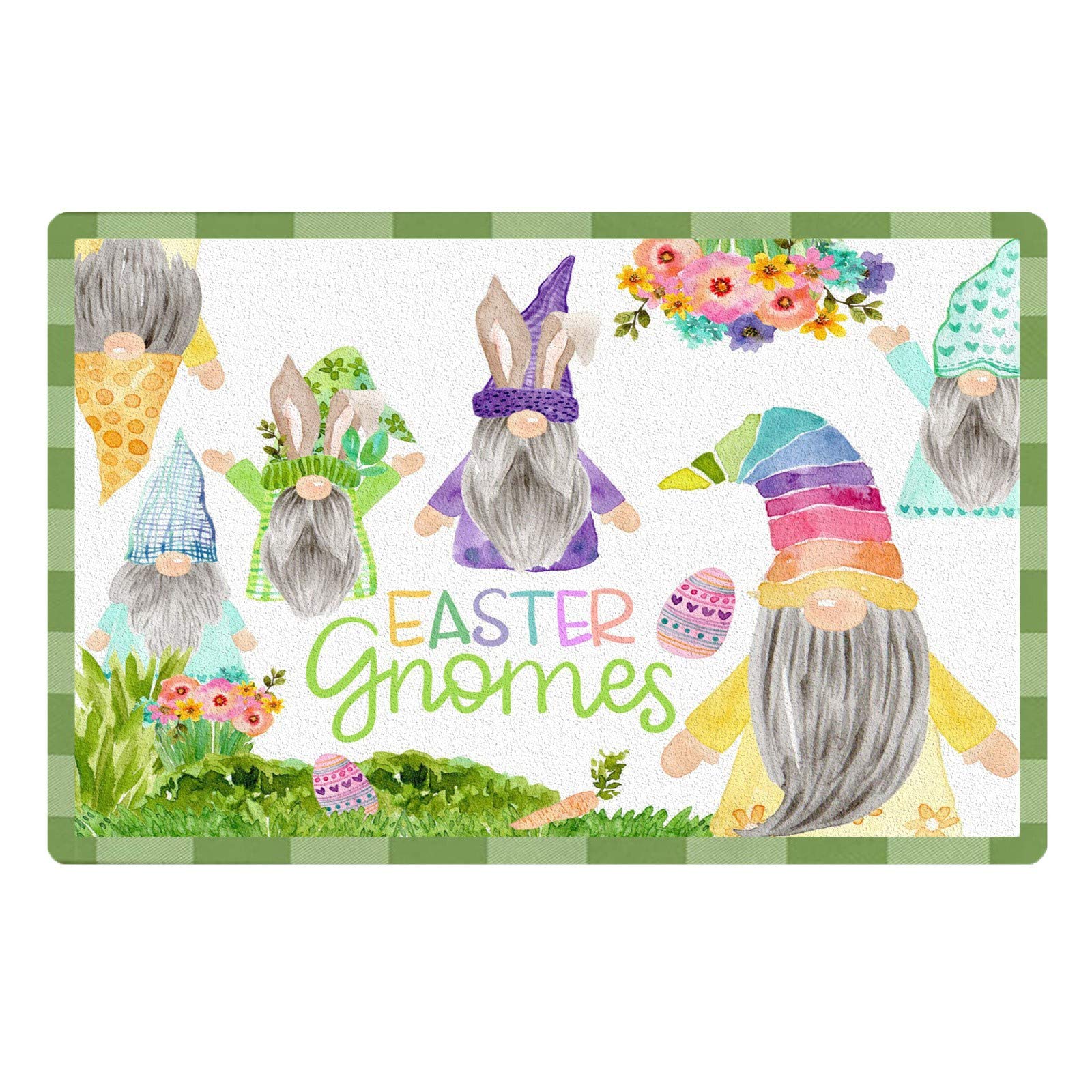 Easter Welcome Doormat - Non-Slip Holiday Decor for Front Door, Living Room & Home - Perfect for Spring Celebrations & Festive Home Decor
