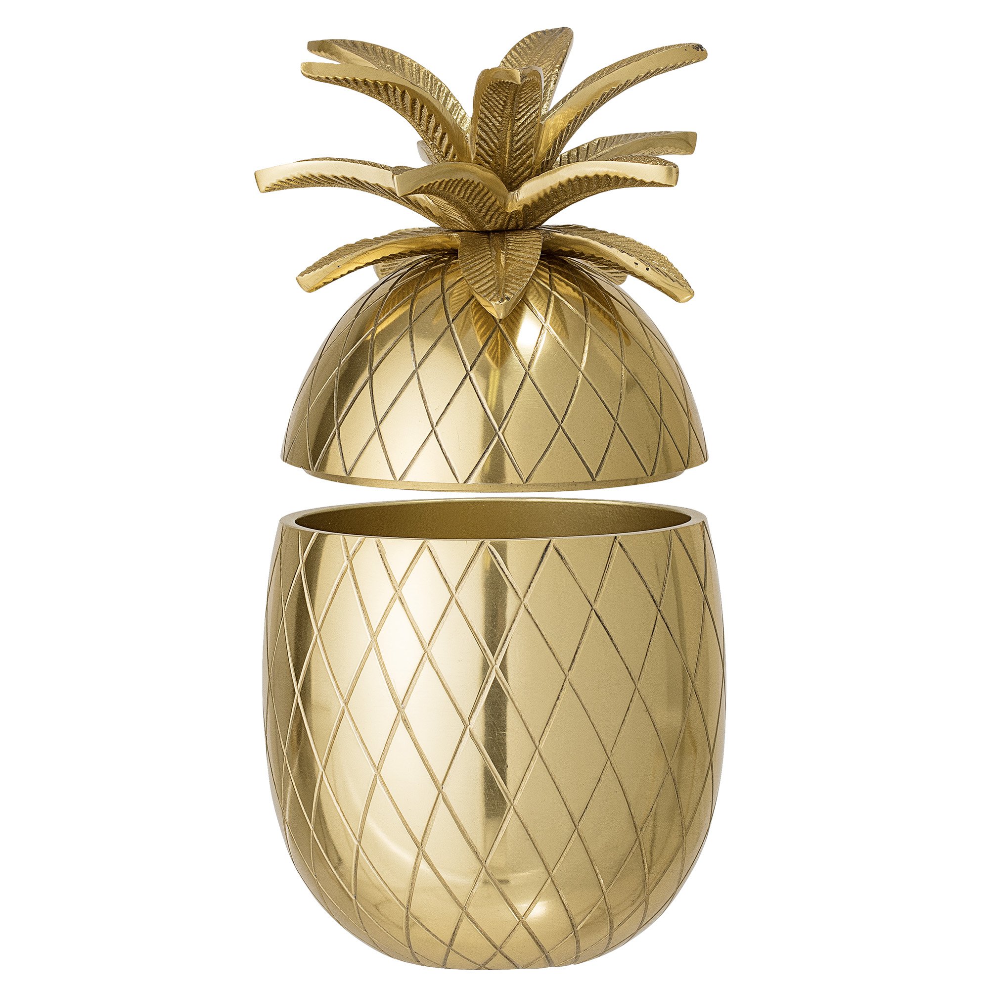 Bloomingville Gold Aluminum Ice Bucket - Elegant Champagne & Wine Cooler for Parties, Weddings & Home Bar Decor