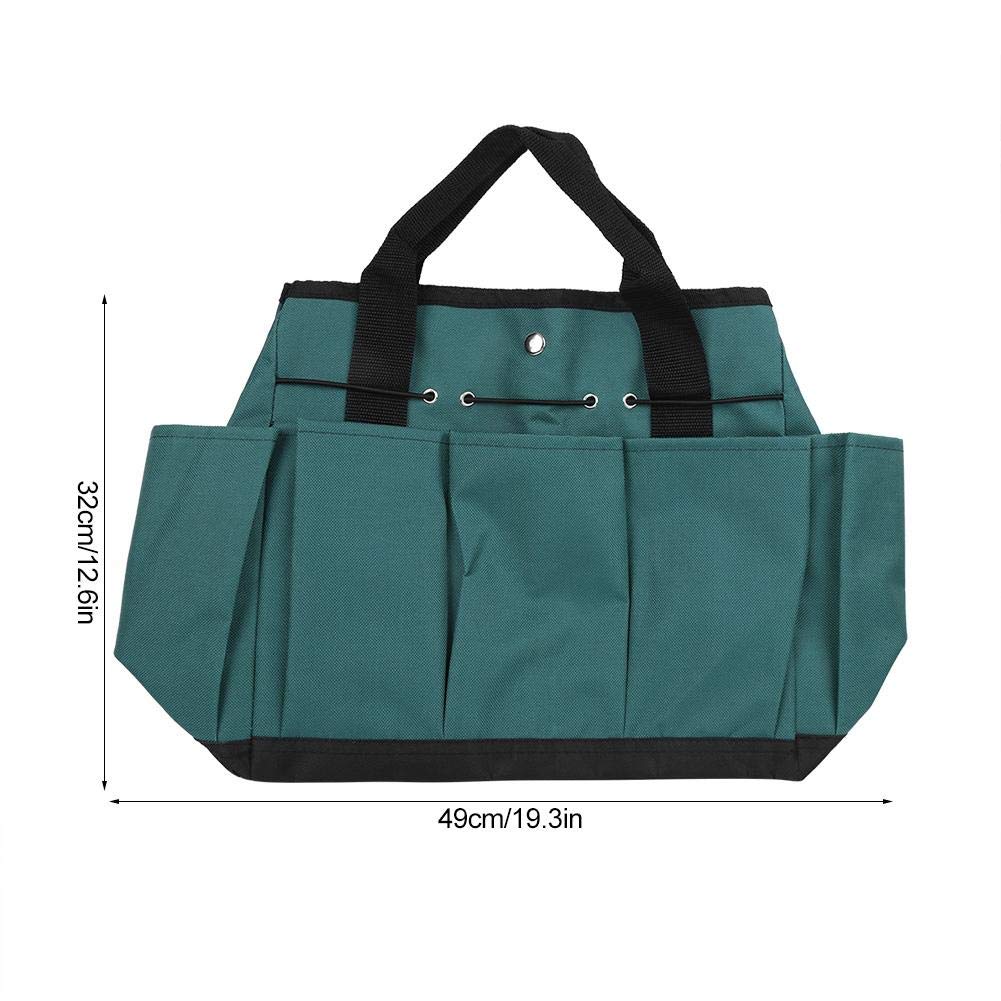 Cikonielf Garden Tools Storage Bag - Indoor & Outdoor Plant Tool Organizer Tote with Multiple Pockets for Gardening Supplies - Perfect for Home, Yard, and Greenhouse Use