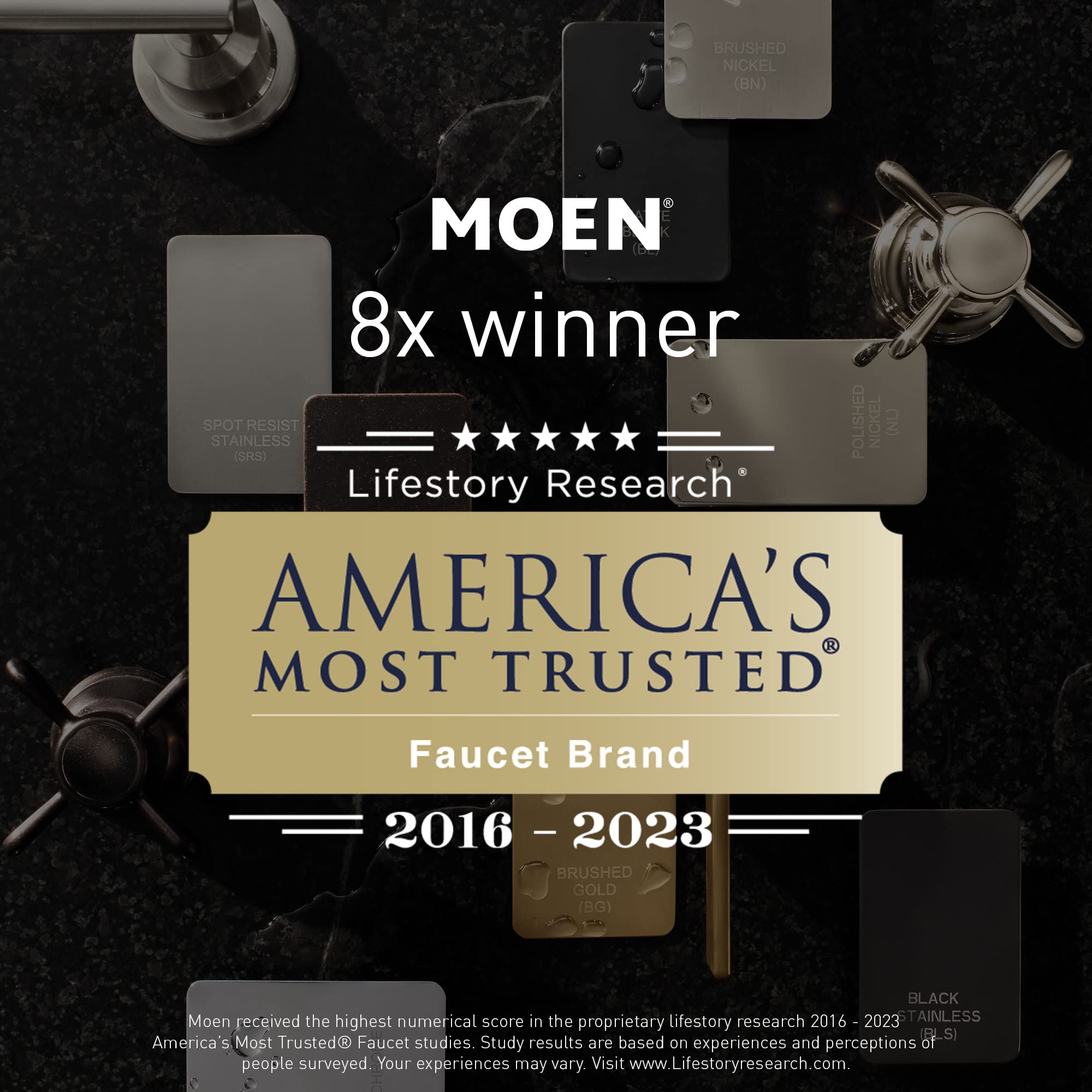 Moen 3347BL CIA Collection Matte Black Slip-Fit Tub Spout with CC Connection - Perfect for Bathroom Remodeling & Shower Upgrades