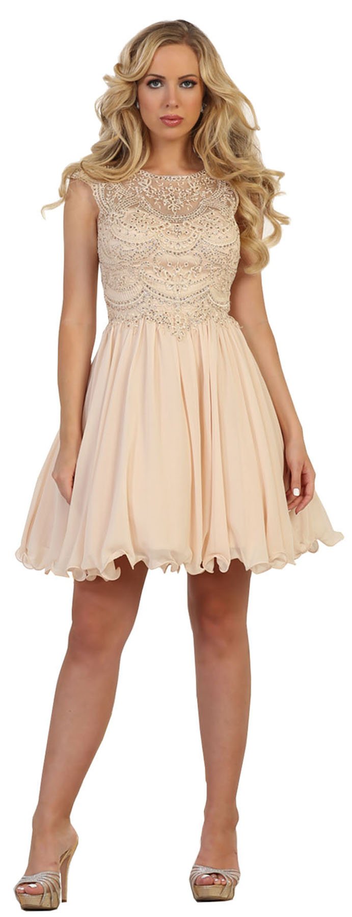 FDS1567 Women's Semi-Formal Short Dress for Dances & Parties - Elegant Cocktail Dress by Formal Dress Shops Inc | Perfect for Homecoming, Prom, Evening Events & Special Occasions