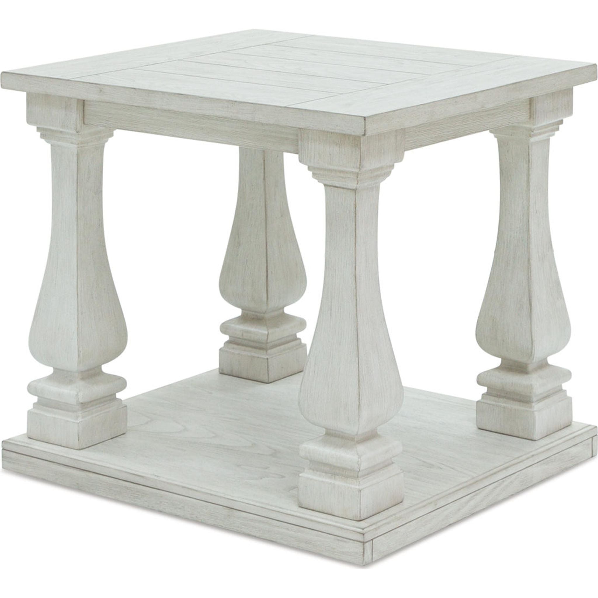 Arlendyne End Table - Antique White Nightstand for Bedroom, Living Room & Office | Small Side Table with Vintage Finish