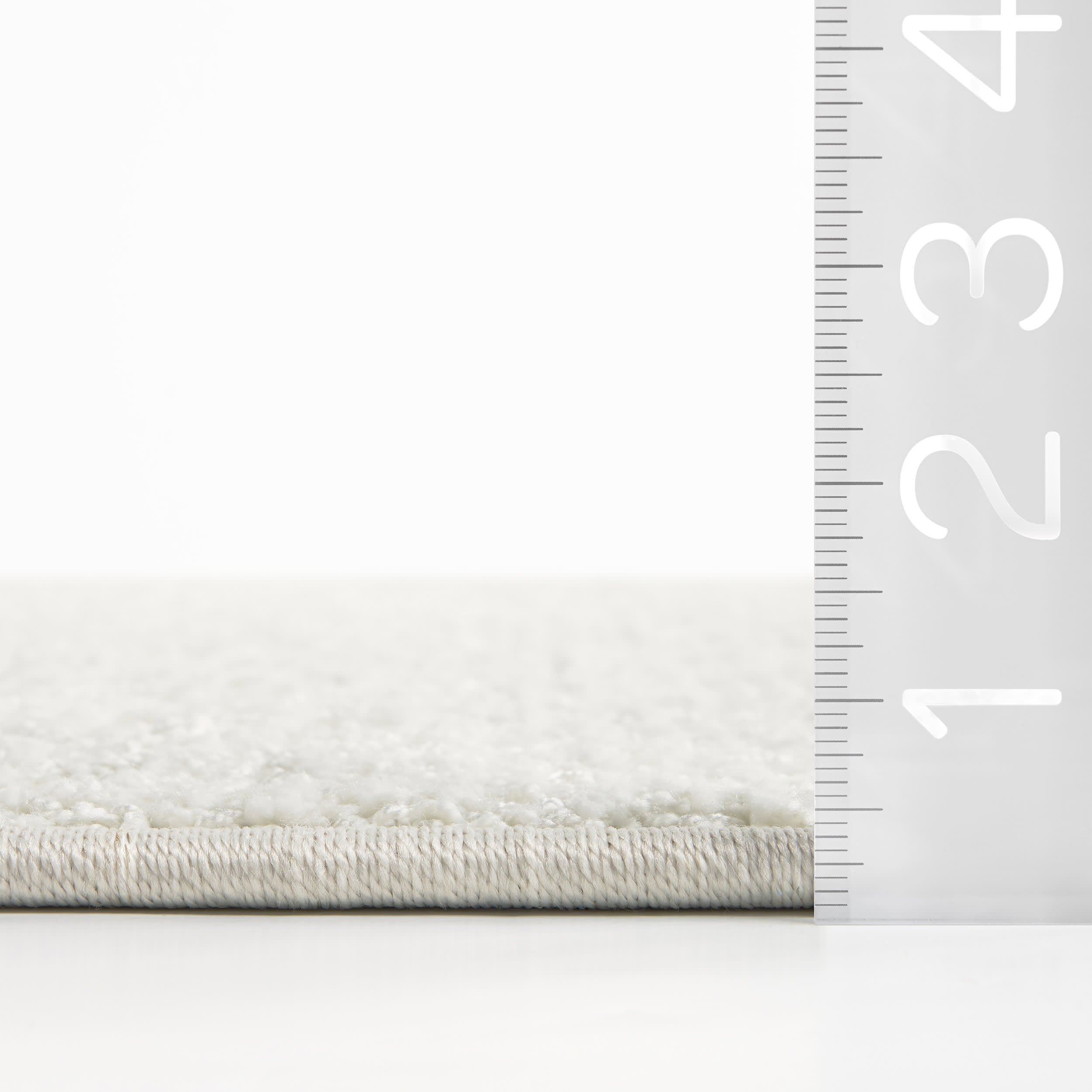 Handmade Custom Curlew Rug in Off White - Perfect for Living Room, Bedroom & Home Decor