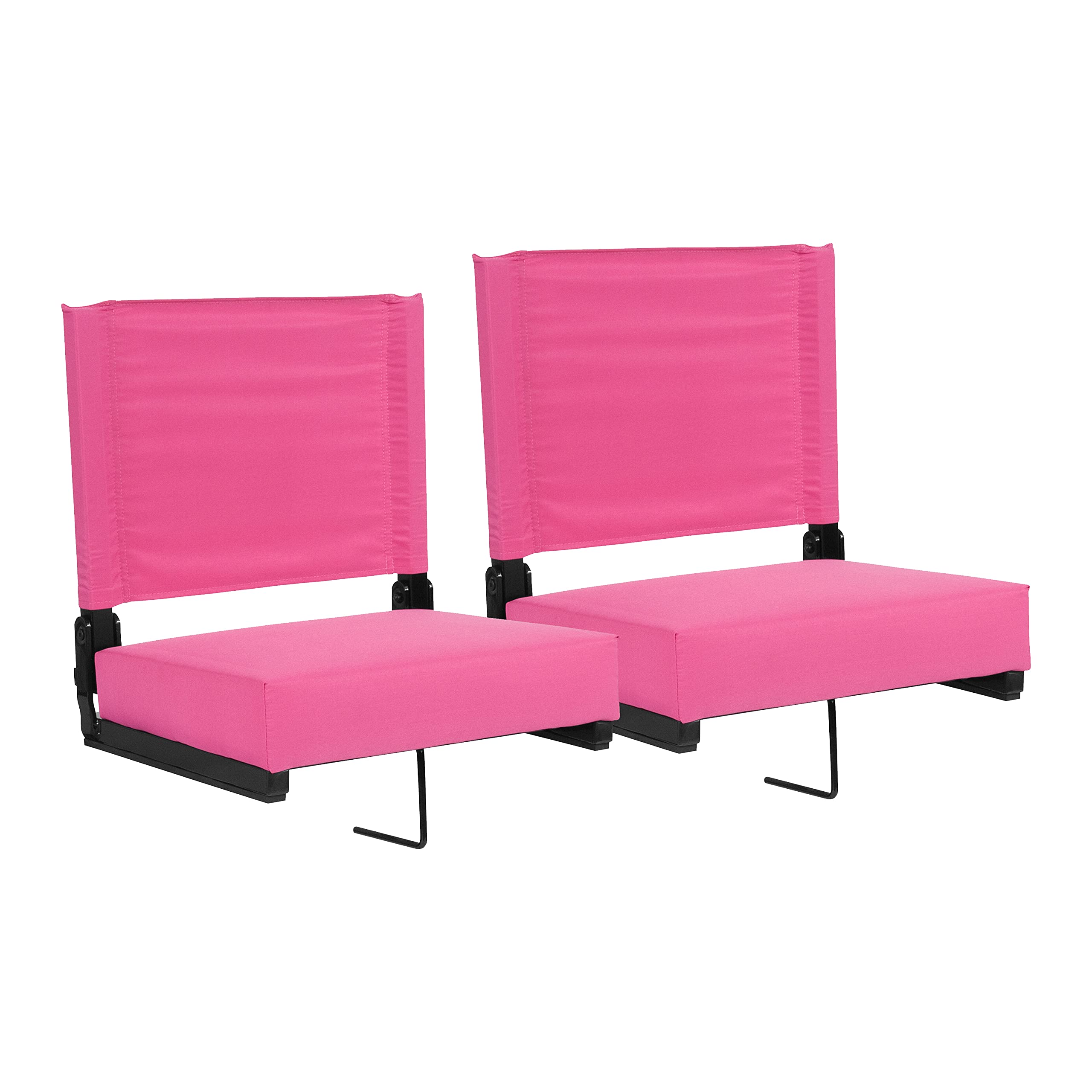 Ultra-Comfortable Lightweight Stadium Chair with Padded Seat - Supports 500 lbs - Perfect for Outdoor Sports, Concerts, and Camping