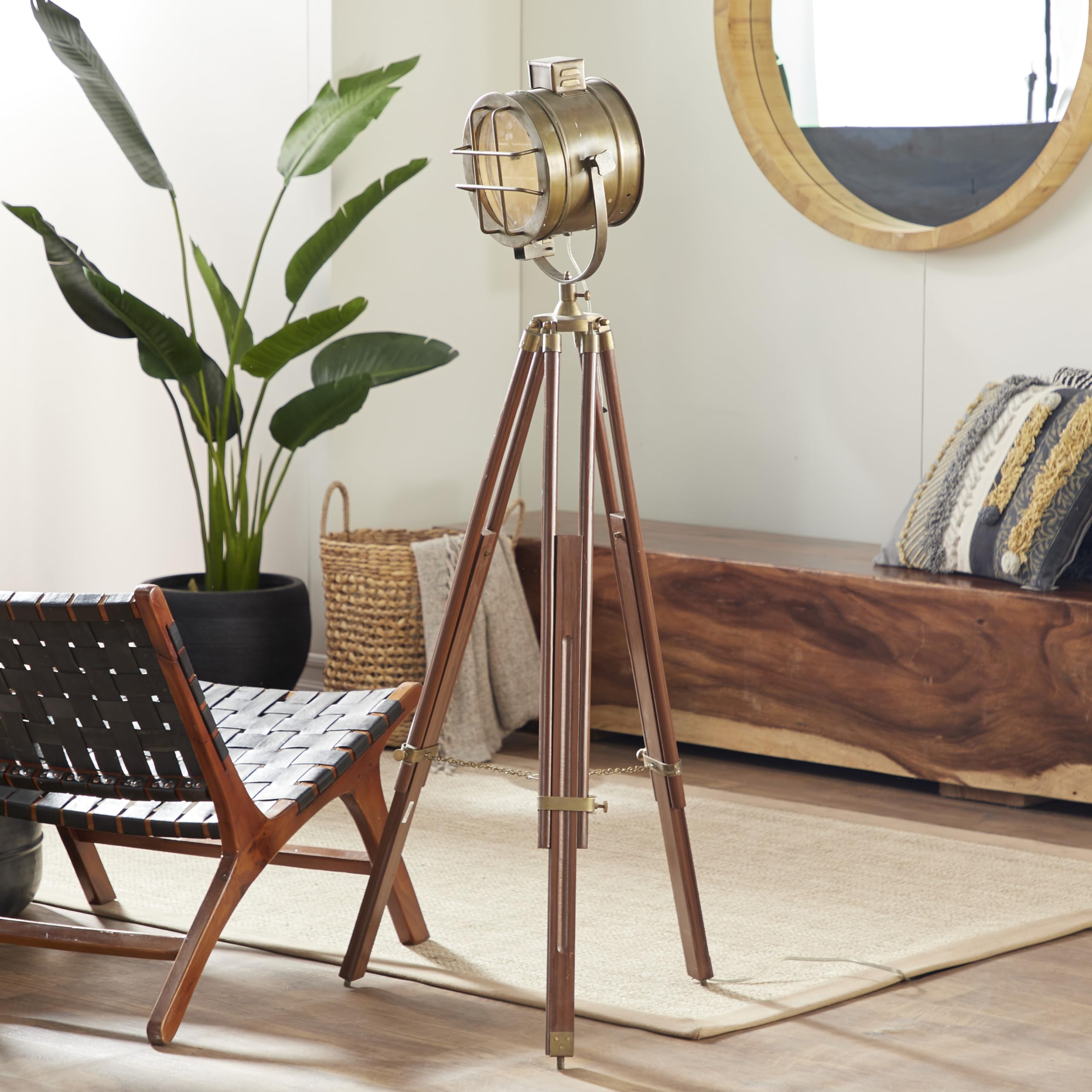 Deco 79 Modern Wood Floor Lamp - 71