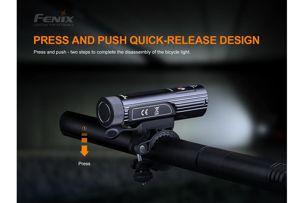 Fenix BC26R 1600 Lumen USB-C Rechargeable Bike Light with BC05R V2 Free Gift - Perfect for Night Cycling, Mountain Biking & Commuting