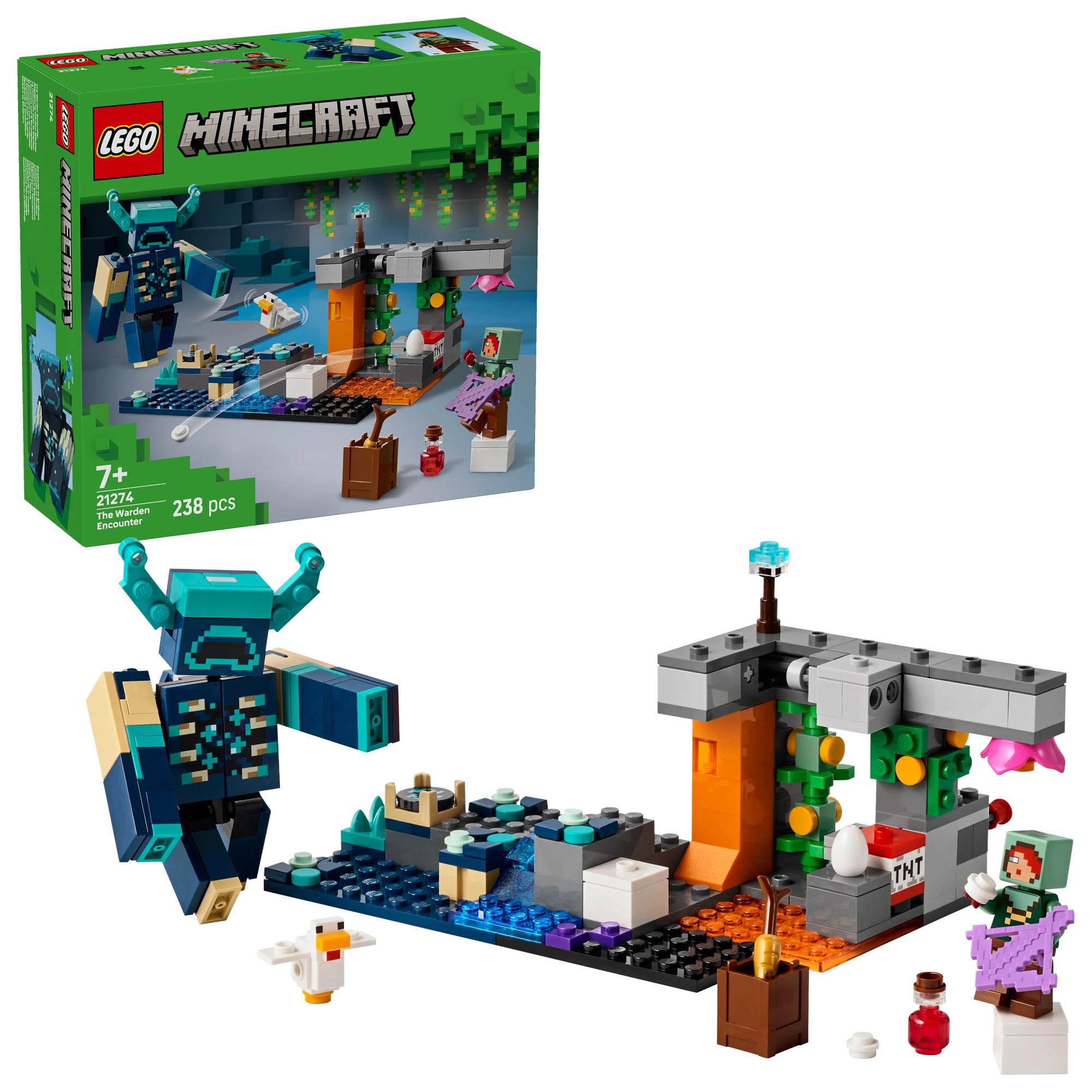 LEGO Minecraft The Warden Encounter Building Set 21274 - Creative Construction Toy for Kids & Adults - Perfect for Minecraft Fans & Collectors - Great for Birthday Gifts & Home Decor