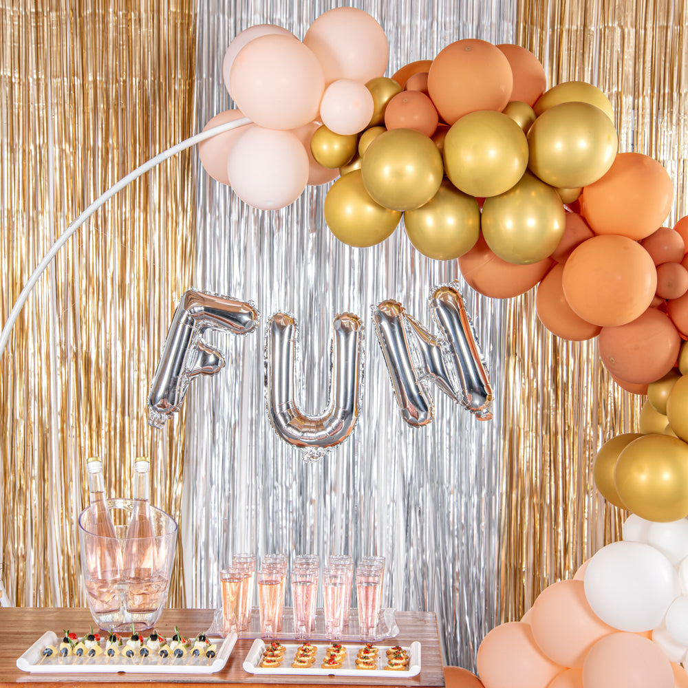 Balloonify Silver Mylar Letter N Balloon - 16 Inch Large Foil Alphabet Balloon for Birthday Party Decorations, Baby Shower, Graduation & Anniversary Celebrations (1 Count)