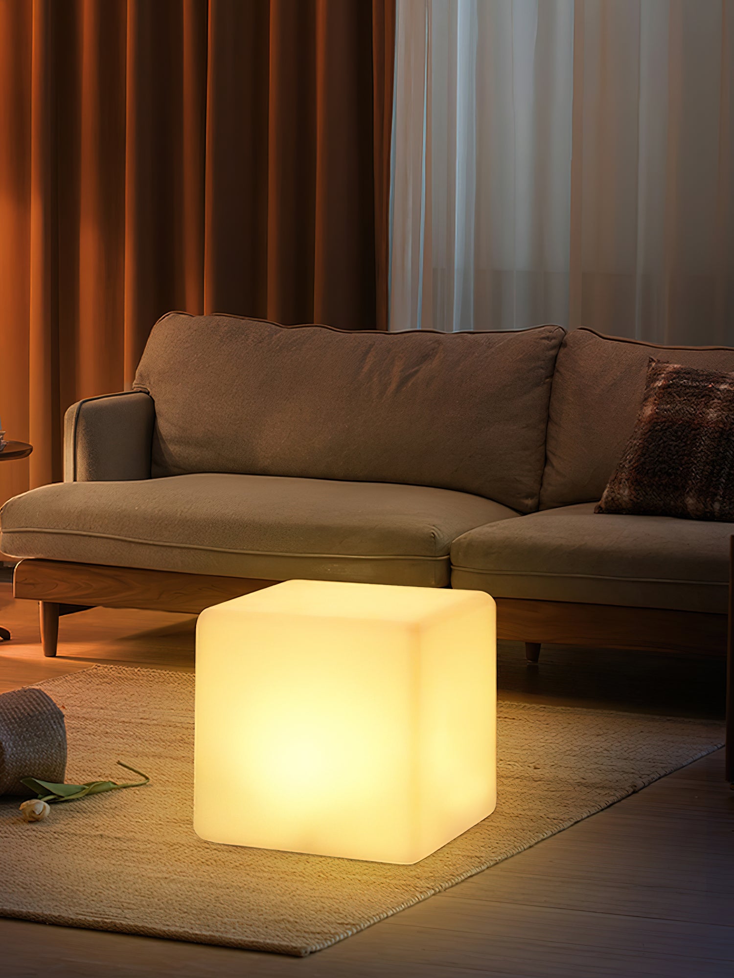 Creative LED Cube Lamp - Modern 3D Night Light for Bedroom, Desk & Home Decor - Perfect for Relaxation, Gifts & Ambient Lighting