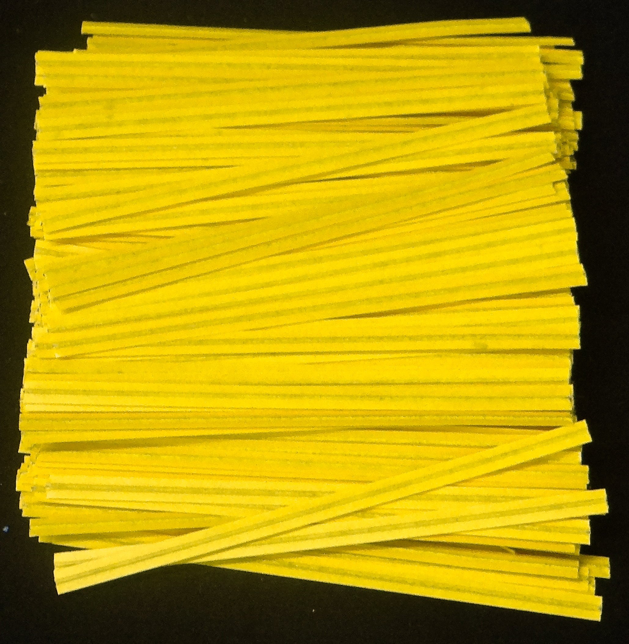 100-Pack Yellow Paper Twist Ties 3.5