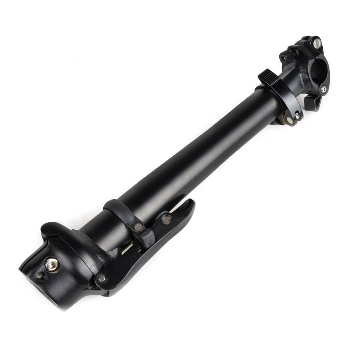 SENQI Quick-Release Aluminum Alloy Folding Bike Stem - Adjustable 25.4/28.6/460mm Bicycle Handlebar Post for Mountain & Road Bikes - Perfect for Commuting, Travel & Urban Cycling