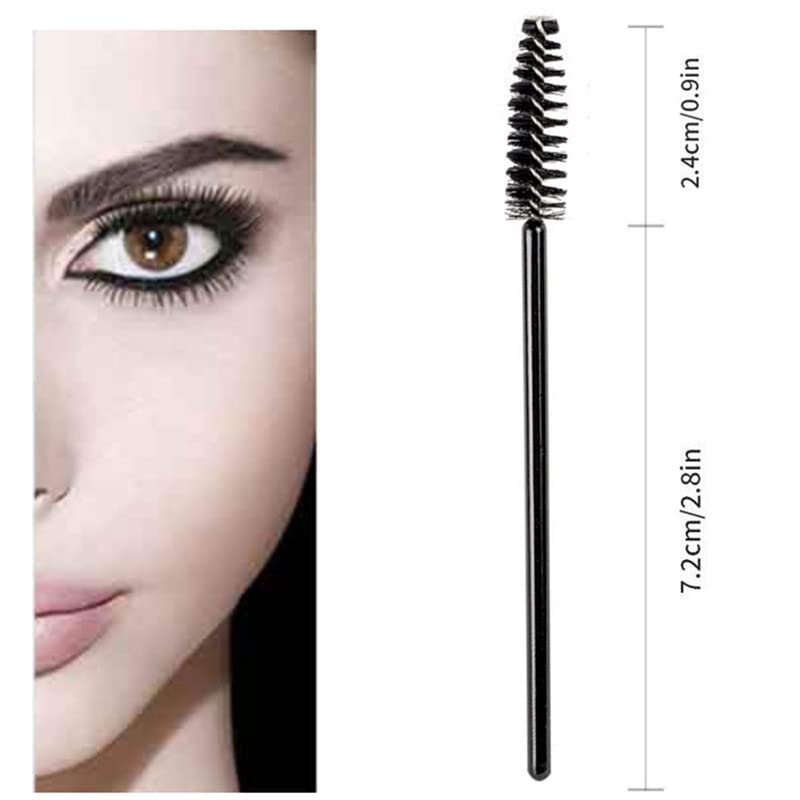 40 Pcs Disposable Mascara Wands - Eyelash Extension & Eyebrow Makeup Brushes - Perfect for Salon, Home, Travel & Outing - Ideal for Lash Artists, DIY Beauty & Touch-Ups