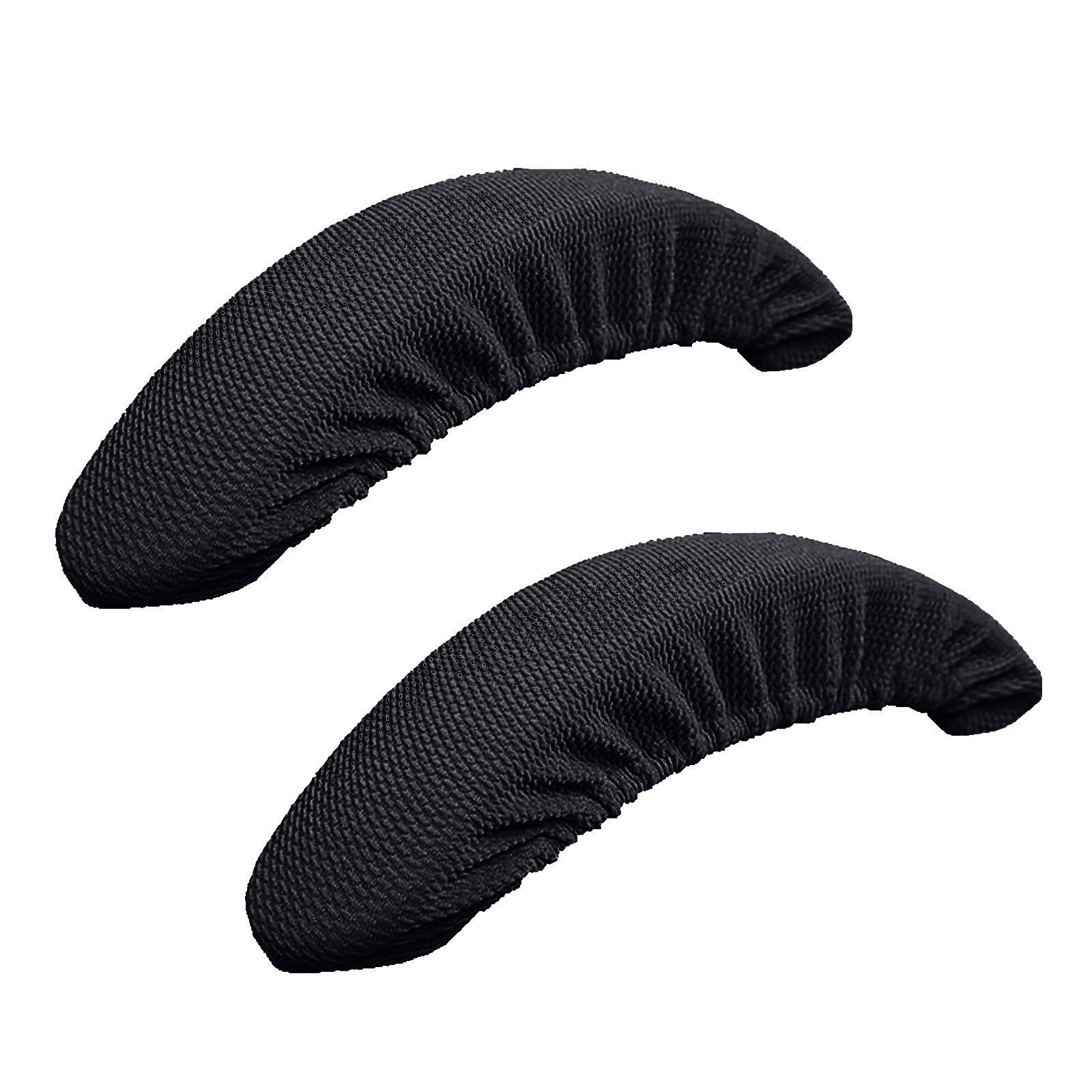 Washable Elastic Swivel Office Chair Armrest Covers - Detachable Stretchable Chair Gloves for Home & Office (Black, One Size) | Perfect for Desk Chairs, Gaming Chairs & Workspace Comfort
