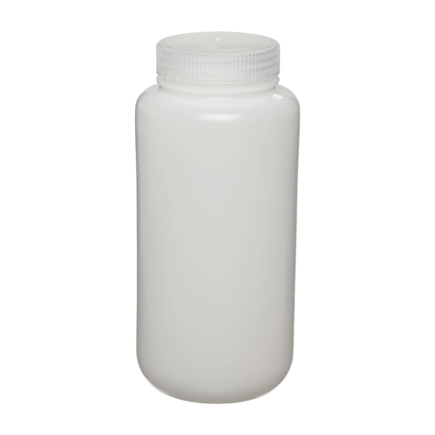 I-Chem 311-0500 Natural HDPE 500mL Wide Mouth Jar (Pack of 24) - Durable Chemical Storage Containers for Lab, Pharmacy & Industrial Use