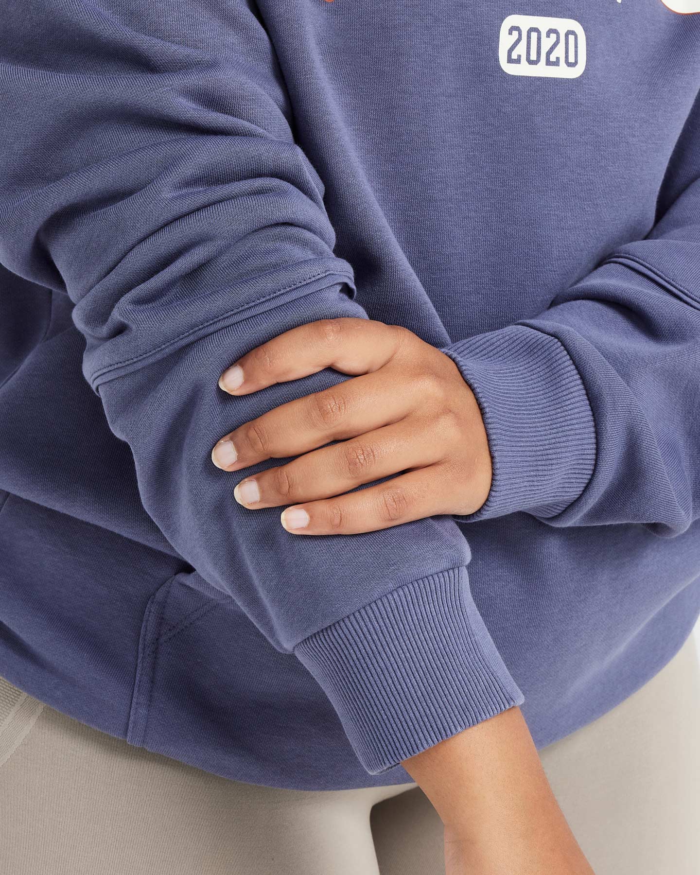 Oversized Club Hoodie for Women & Men - Slate Blue Pullover Sweatshirt | Cozy Casual Wear for Lounge, Gym & Street Style