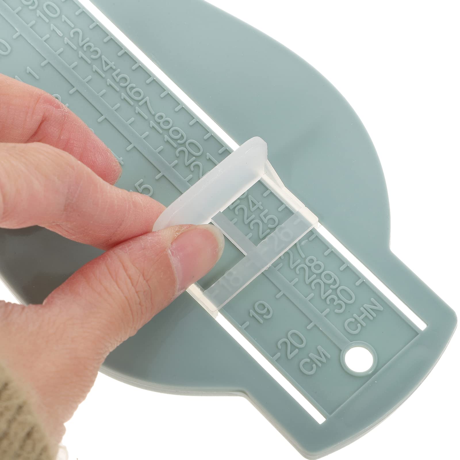 ARTIBETTER Baby Foot Measurement Tool - Kids Shoe Size Measure Device with Foot Length Gauge - Accurate Sizing for Toddlers & Children (Blue) - Perfect for Online Shoe Shopping & Home Use