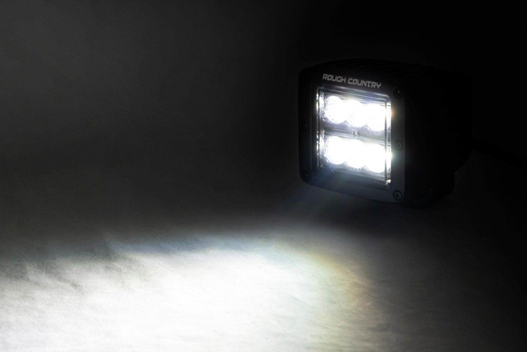 2 Inch Black Series LED Light Pods - Pair, Flood Beam, 70133BL - Perfect for Off-Roading, Trucks, ATVs & UTVs