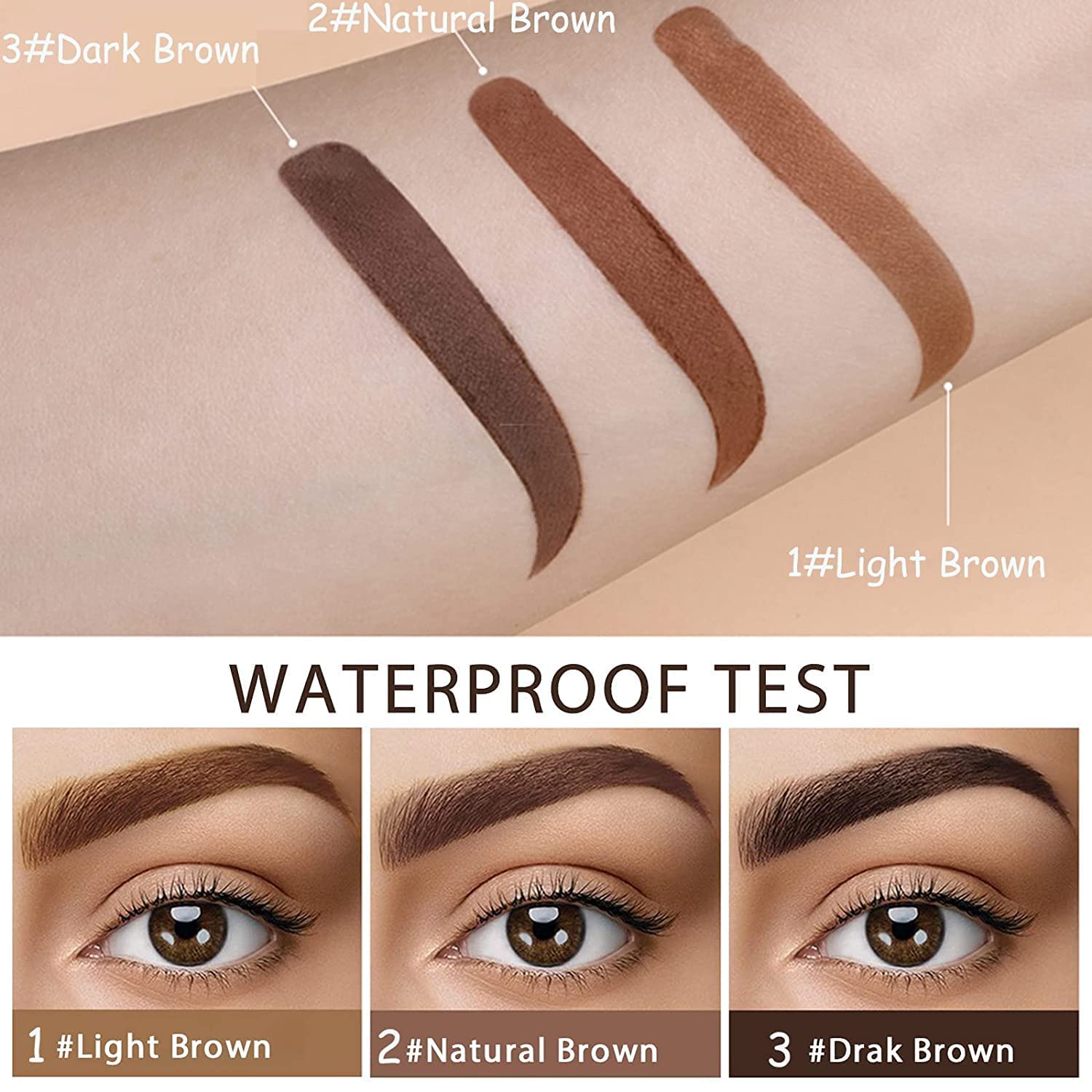 BEGGIE Eyebrow Stamp Kit - Waterproof Eyebrow Powder Stamp with 10 Reusable Stencils & Brushes for Thicker Fuller Brows | Long-Lasting Buildable Makeup | Perfect for Daily Use, Parties & Special Events