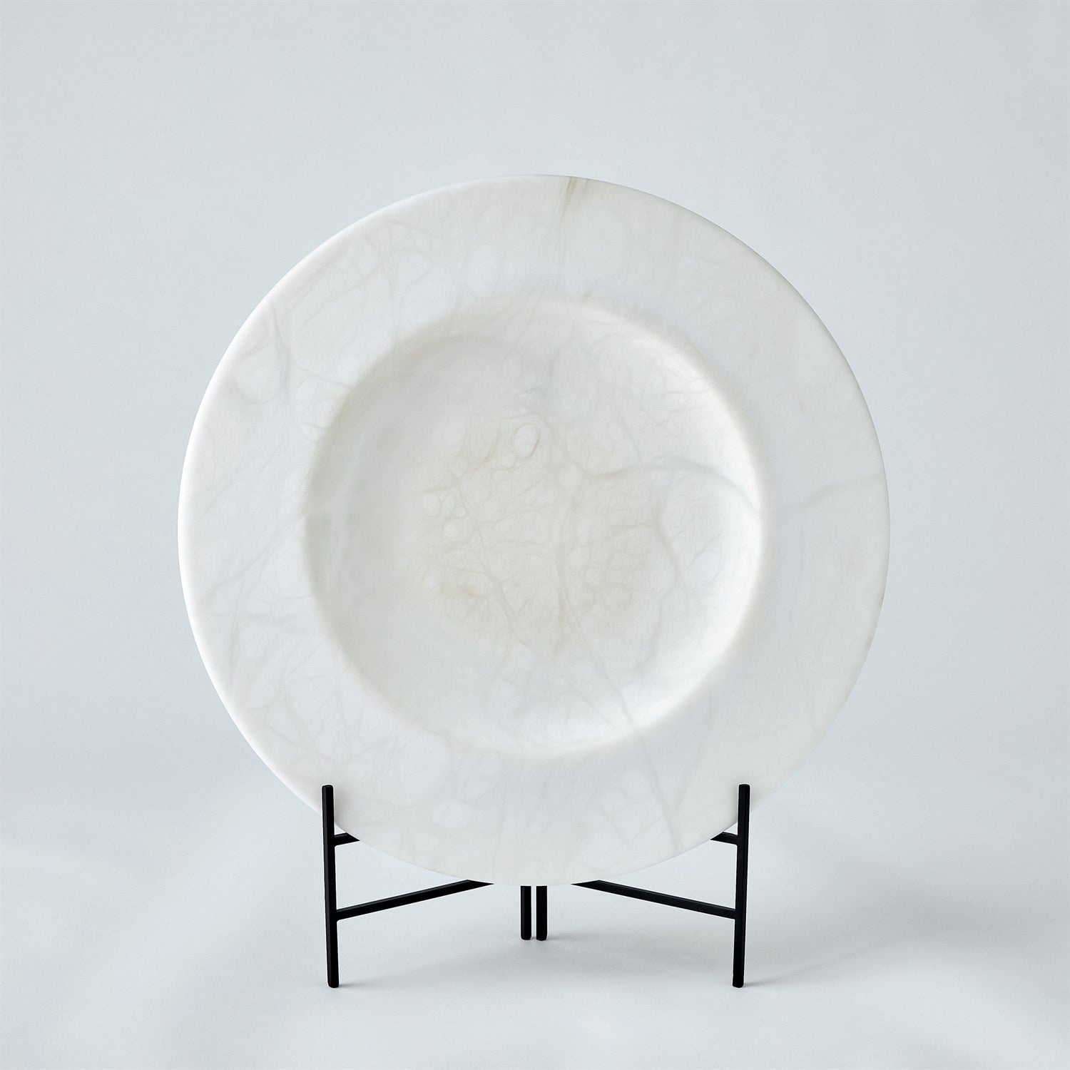Elegant Alabaster Plate - Handcrafted White Stone Serving Dish for Dining, Entertaining & Home Decor | Perfect for Weddings, Parties & Gifts