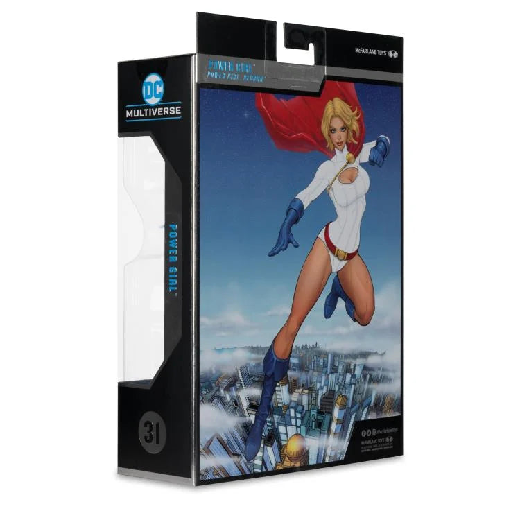 Power Girl Reborn DC McFarlane Collector Edition #31 Action Figure - Premium Collectible Toy for DC Comics Fans & Display for Home/Office