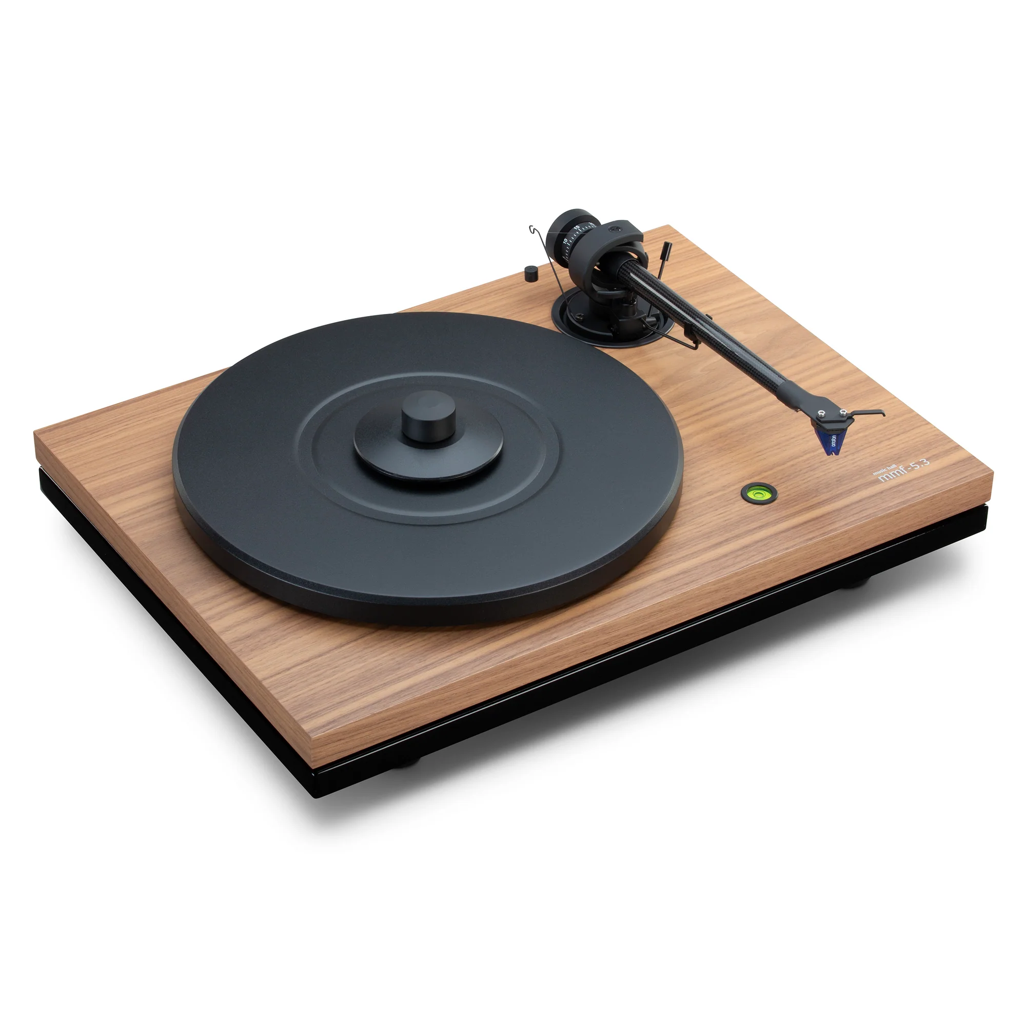 Music Hall MMF 5.3 SE Walnut Turntable - High-Fidelity Vinyl Record Player with Belt Drive & Adjustable Tonearm | Perfect for Home Audio Setup & Vintage Music Collection