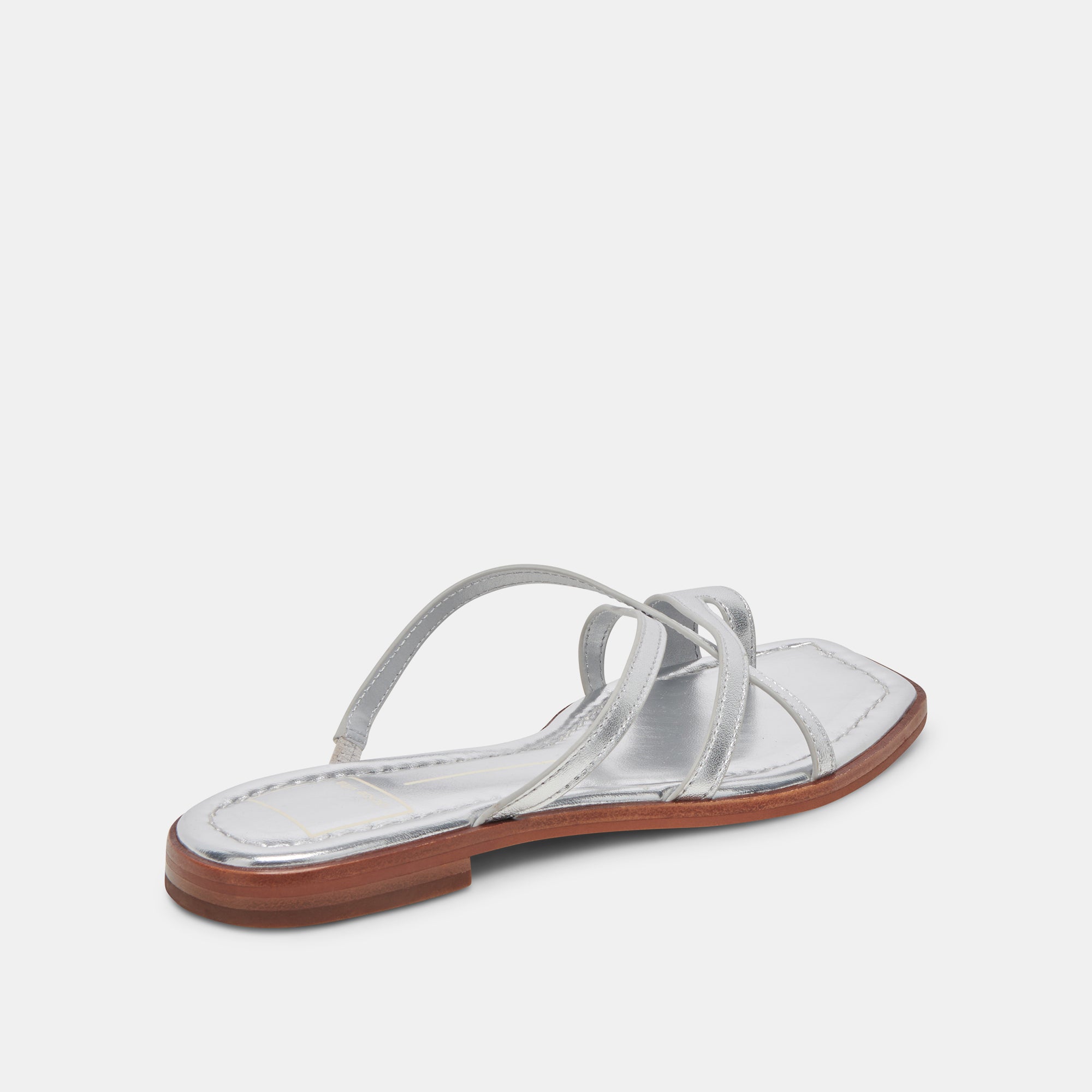 Distressed Leather Sandals for Women - Indigo & Silver Color - Comfortable & Stylish Footwear for Beach, Summer, and Casual Outings