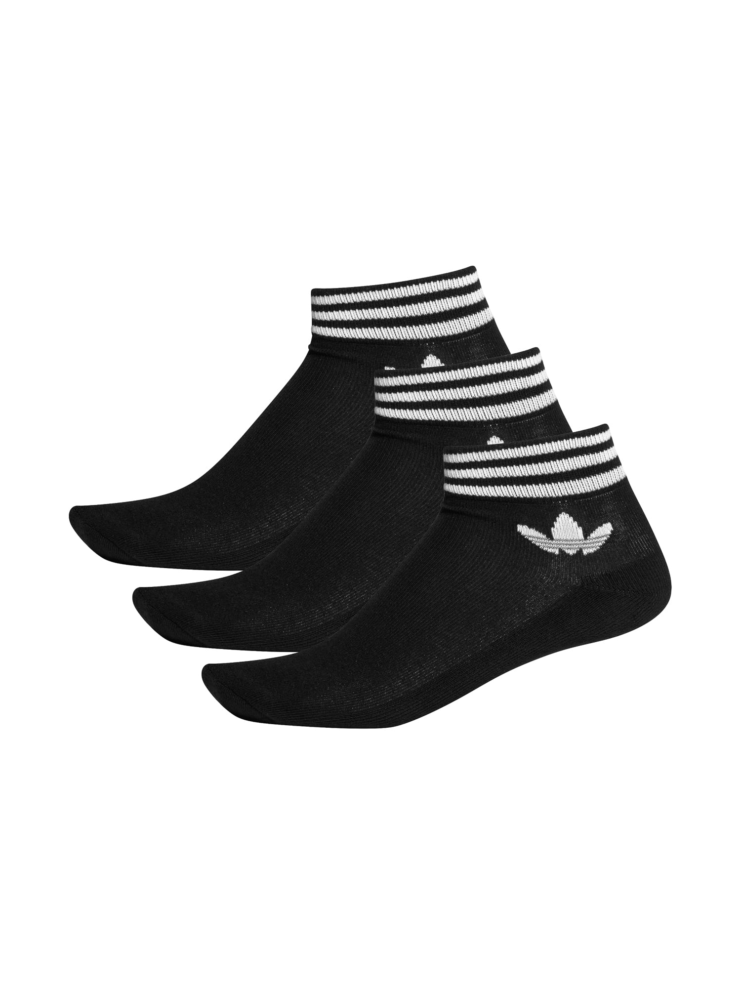 Adidas Trefoil Ankle Socks 3-Pack - Comfortable Athletic Socks for Men & Women - Perfect for Running, Gym, and Casual Wear