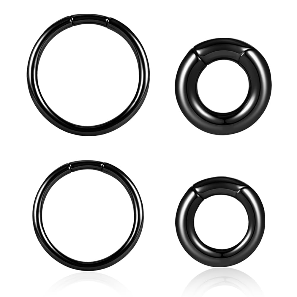 Vankula 2pcs Hypoallergenic 316L Stainless Steel Ear Hangers - 0g 2g Weight Ear Gauges, Stretching Plugs for Body Piercing Jewelry - Perfect for Daily Wear, Parties & Alternative Fashion