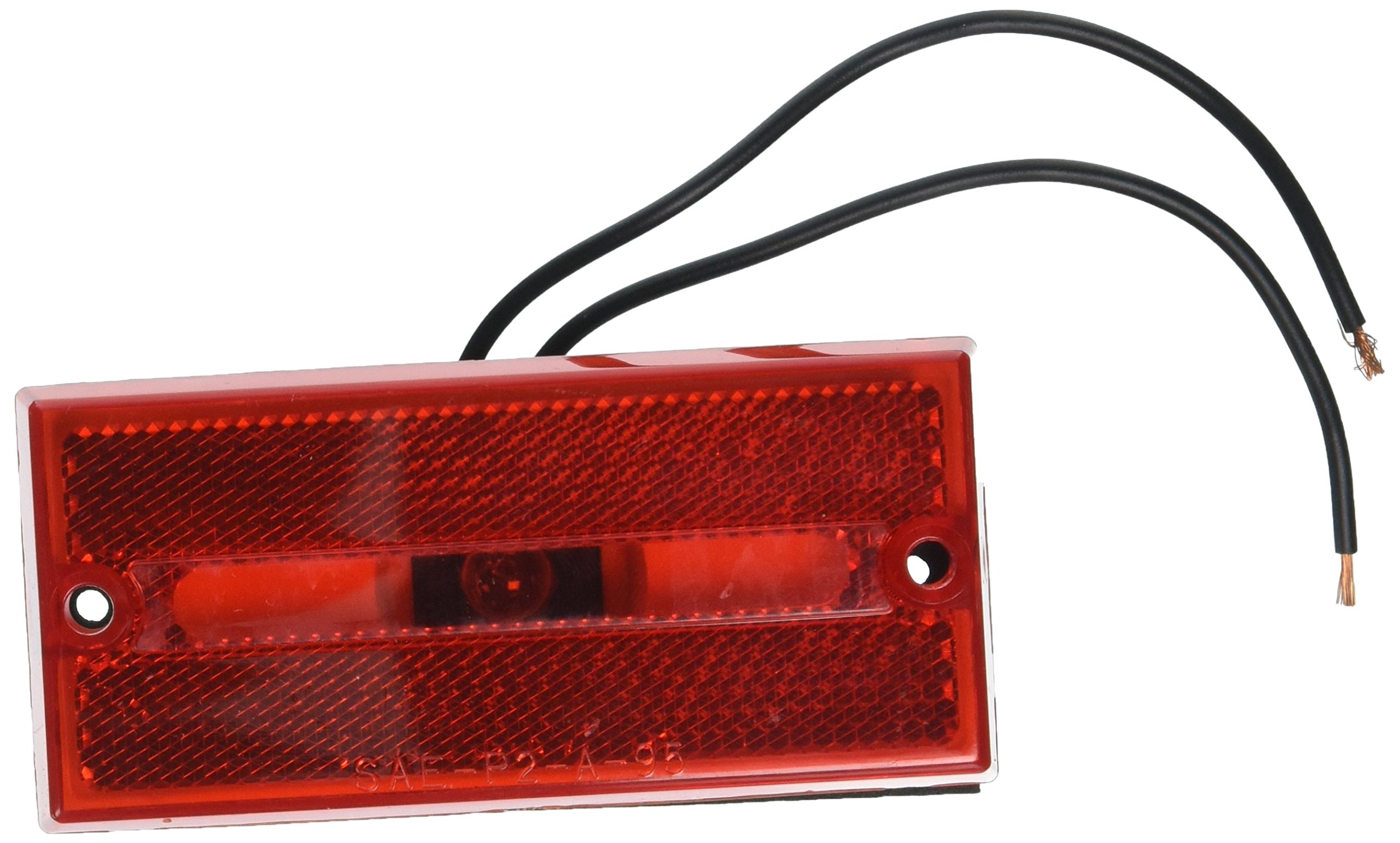Peterson Manufacturing V132R Red Clearance Light - Heavy Duty Truck & Trailer Safety Marker Light for Night Visibility & Road Compliance