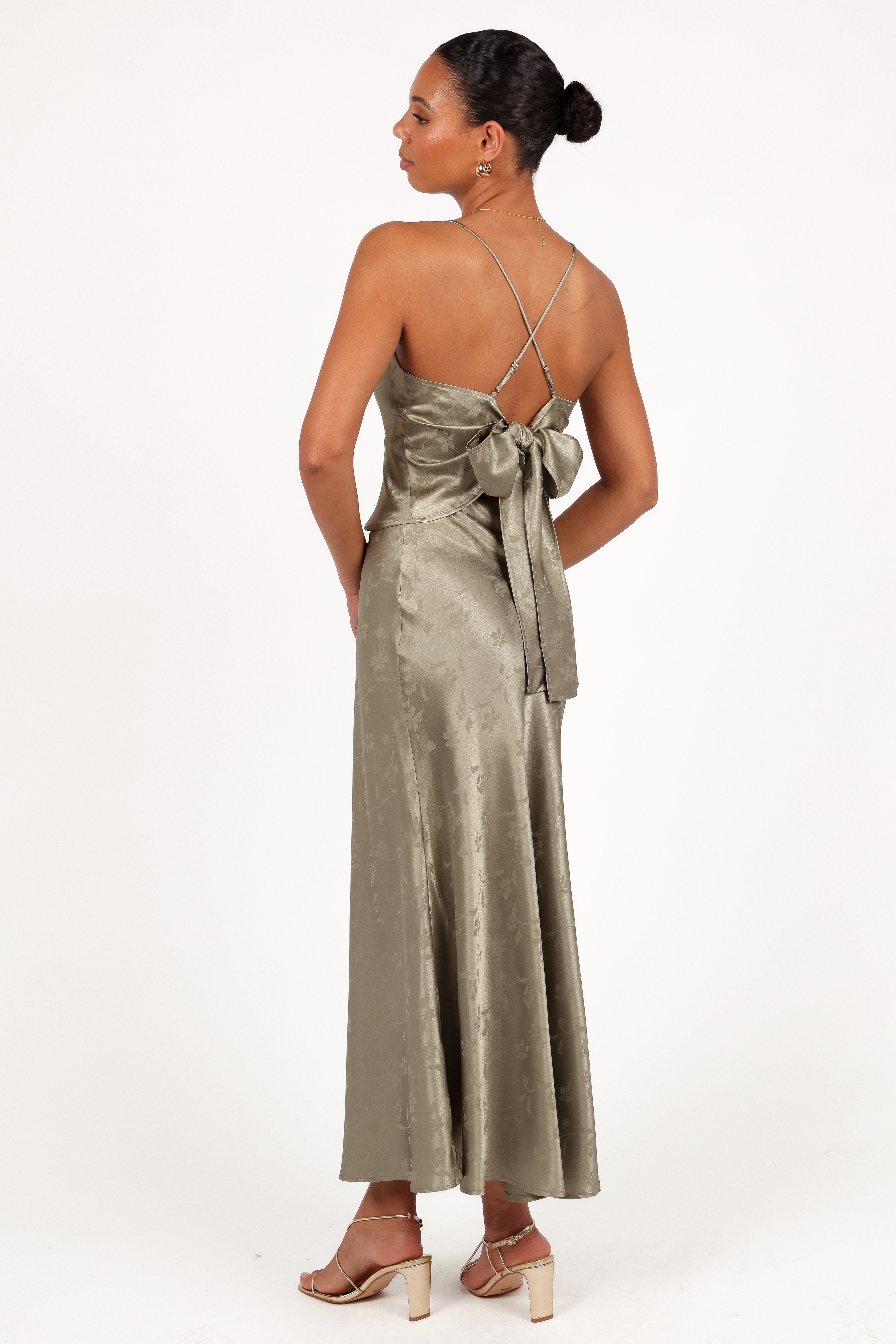 Belle Women's Two Piece Outfit Set - Olive Green Casual Lounge Wear for Home, Travel & Relaxation