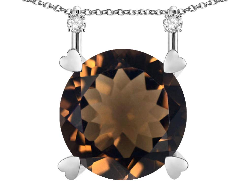 10K Gold Round 7mm Stackable Mothers Heart Pendant Necklace - Dainty Layering Jewelry for Women, Perfect Gift for Mom, Birthday, Anniversary & Everyday Wear