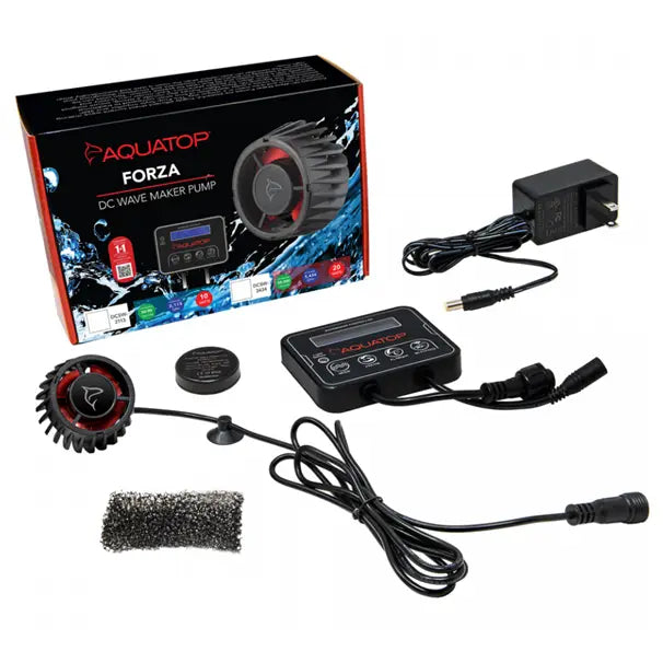 Aquatop Forza DC Wave Maker Power Head Pump - 2113 GPH & 3434 GPH Flow Rate - Adjustable Water Flow for Saltwater & Freshwater Aquariums - Perfect for Reef Tanks, Fish Tanks & Aquatic Environments