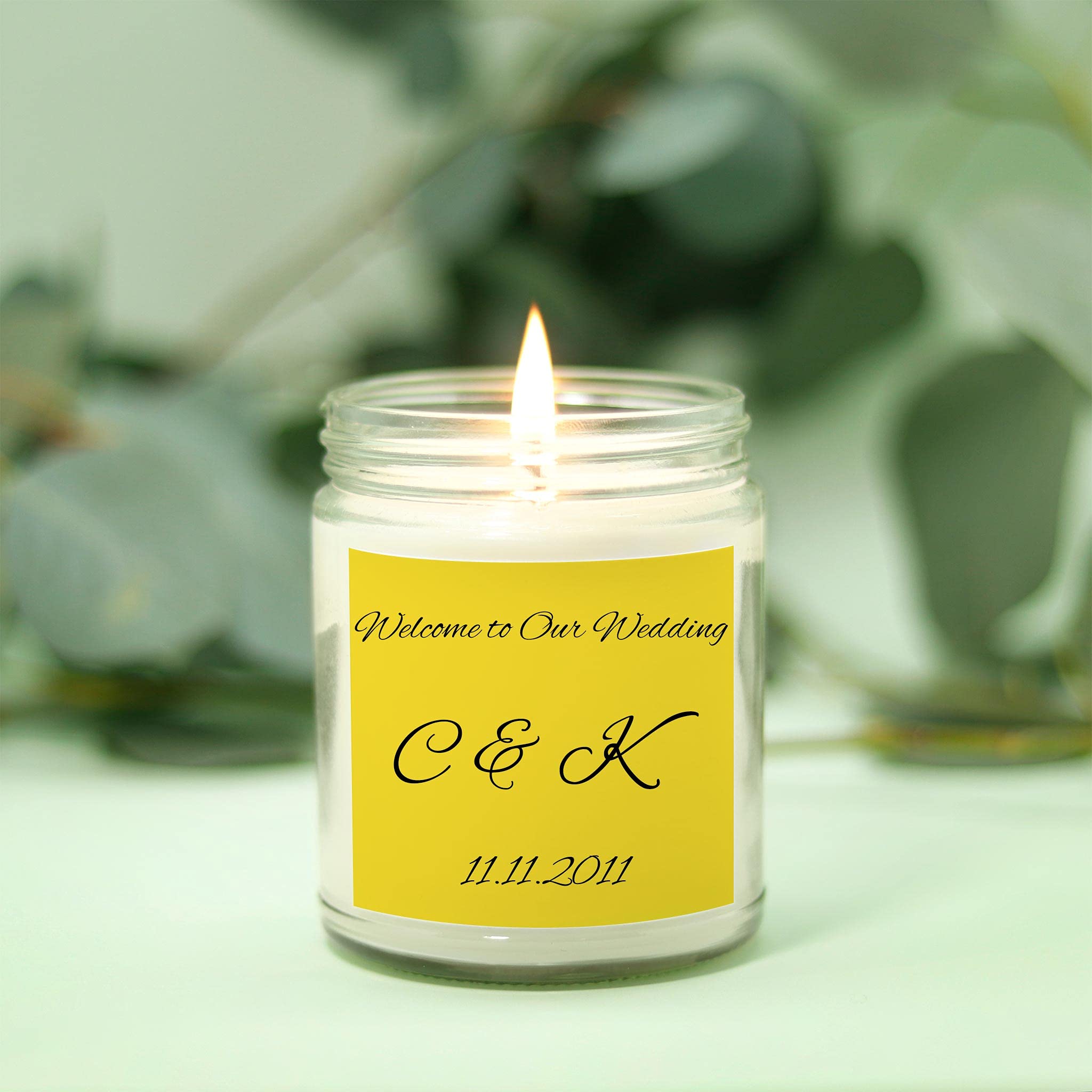 Personalized Scented Candle Jar Gift for Mom - Custom Engraved Name/Text - Home Decor, Wedding Favors, Birthday Present - Relaxing Cinnamon Aroma for Spa Nights & Romantic Dinners