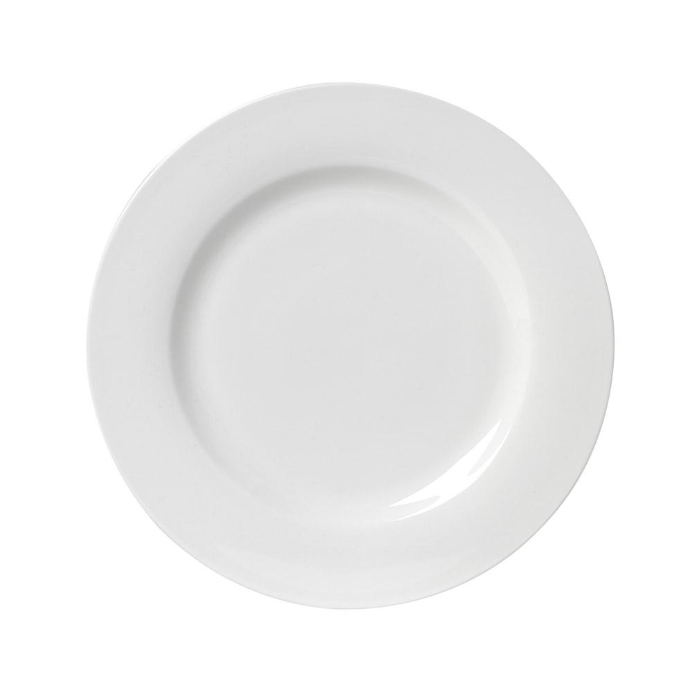 Lucerne White Salad Plate Set - Elegant Dinnerware for Parties, Weddings & Everyday Dining | Durable Porcelain Plates for Restaurants, Catering & Home Use