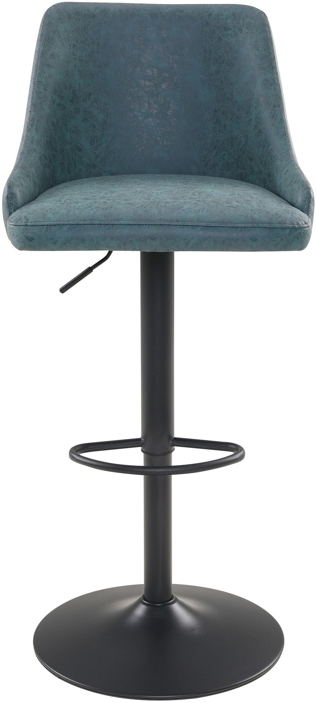 Office Star Sylmar Height Adjustable Stool with Back Support - Ergonomic Swivel Chair for Home Office, Kitchen Counter, Bar & Workstation - Black Mesh Seat [SYL]