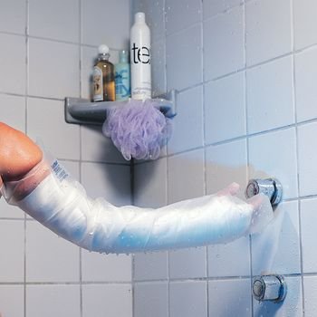 AquaShield Waterproof Cast & Bandage Protector for Adults - Short Leg - Ideal for Showering, Swimming & Wound Care Protection