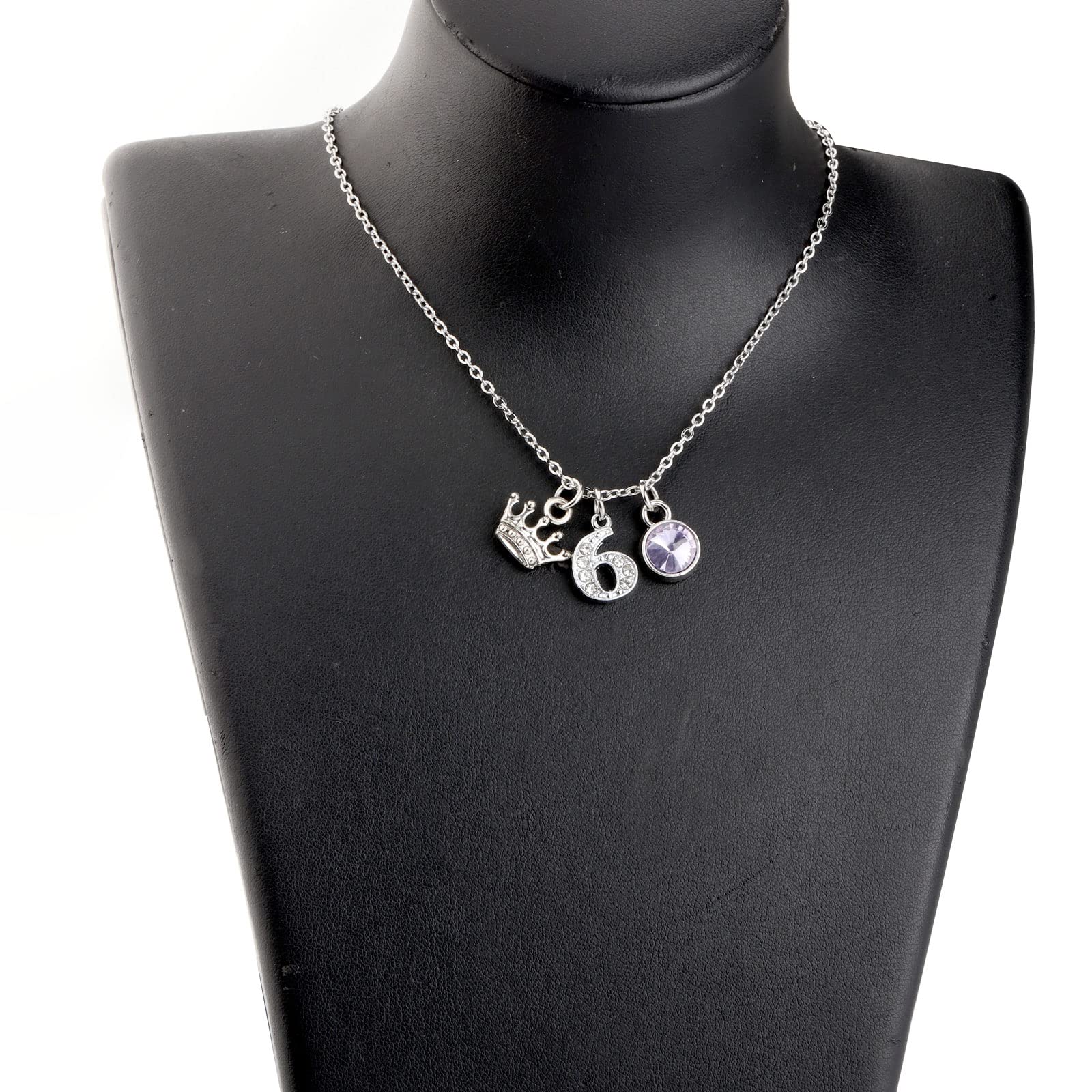 MAOFAED Six Musical Queen Broadway Necklace for Women - Elegant Jewelry Gift for Drama Teachers, Theatre Lovers & Broadway Fans - Perfect for Performances, Costume Parties & Special Occasions