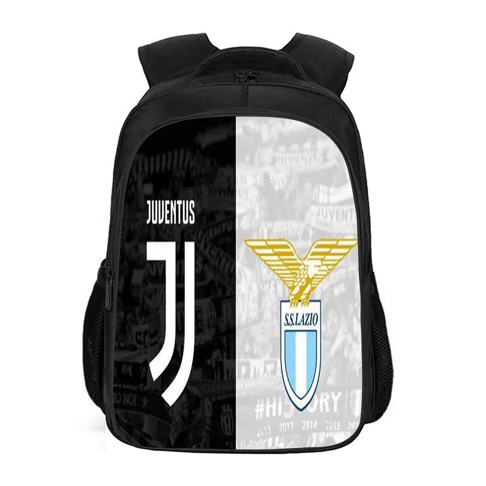 XCO-LEE Ronaldo CR7 Football Backpack for Kids & Teens - Large Canvas School Book Bag with Adjustable Straps - Perfect for School, Sports & Travel - Official Football Fan Gift for Boys & Girls