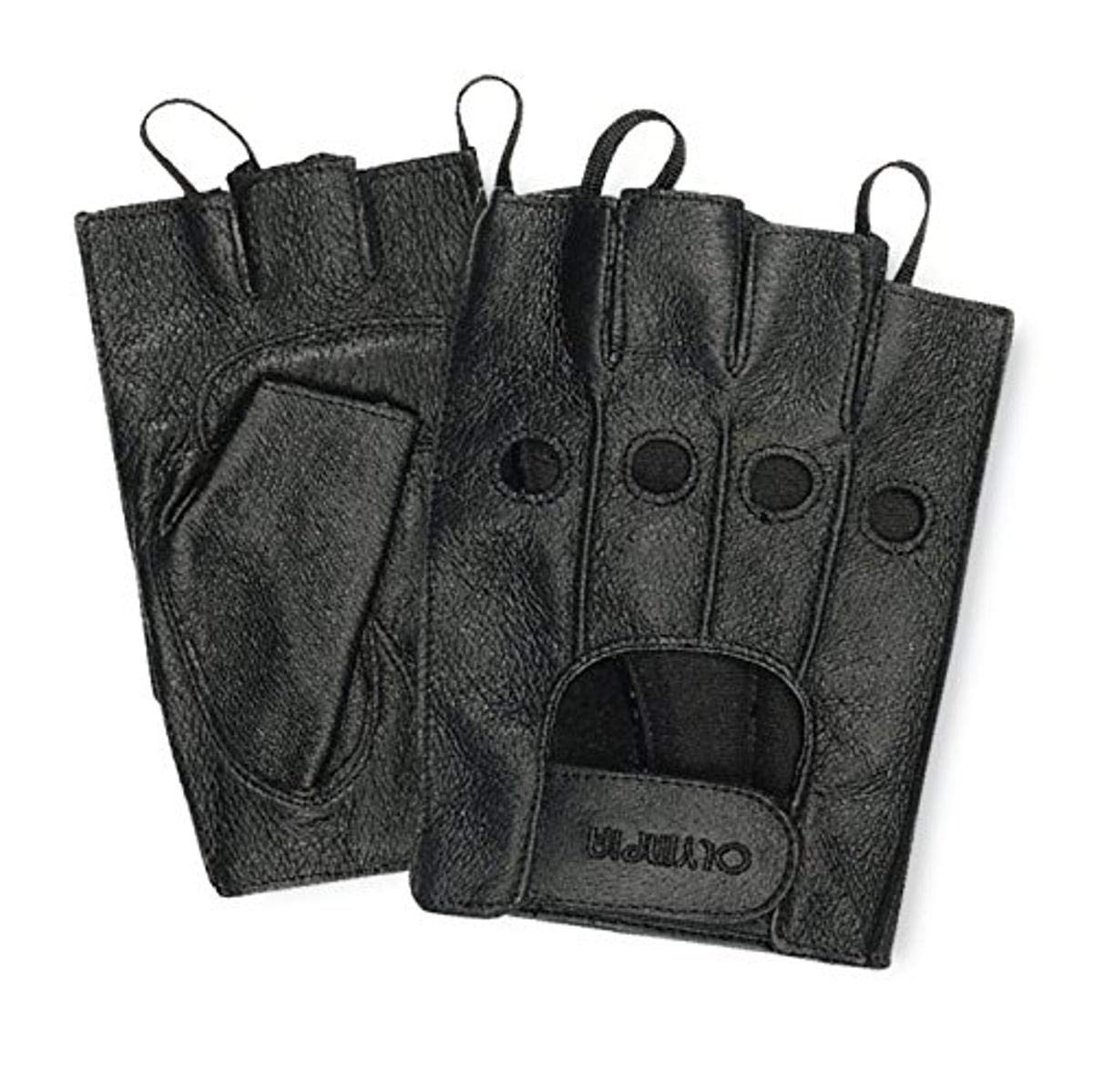 Men's Fingerless Gel Gloves for Workout & Weightlifting - Non-Slip Grip, Breathable & Comfortable - Ideal for Gym, Cycling & CrossFit Training