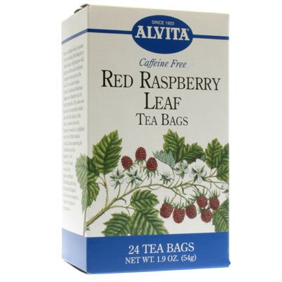 Alvita Organic Red Raspberry Leaf Tea - 24 Herbal Tea Bags for Women's Wellness, Pregnancy Support & Relaxation | Caffeine-Free, Natural Uterine Tonic for Menstrual Comfort & Hormone Balance