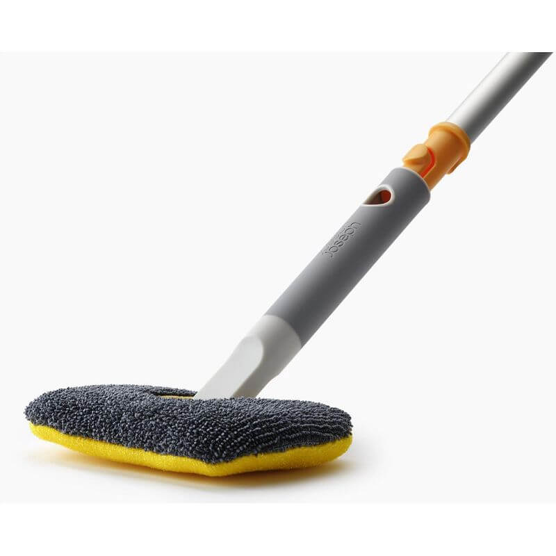 Joseph Joseph CleanTech 6-Piece Deep Cleaning Set – Premium Kitchen Scrub Brushes & Sponges for Tough Stains – Ideal for Pots, Pans, Dishes & Countertops