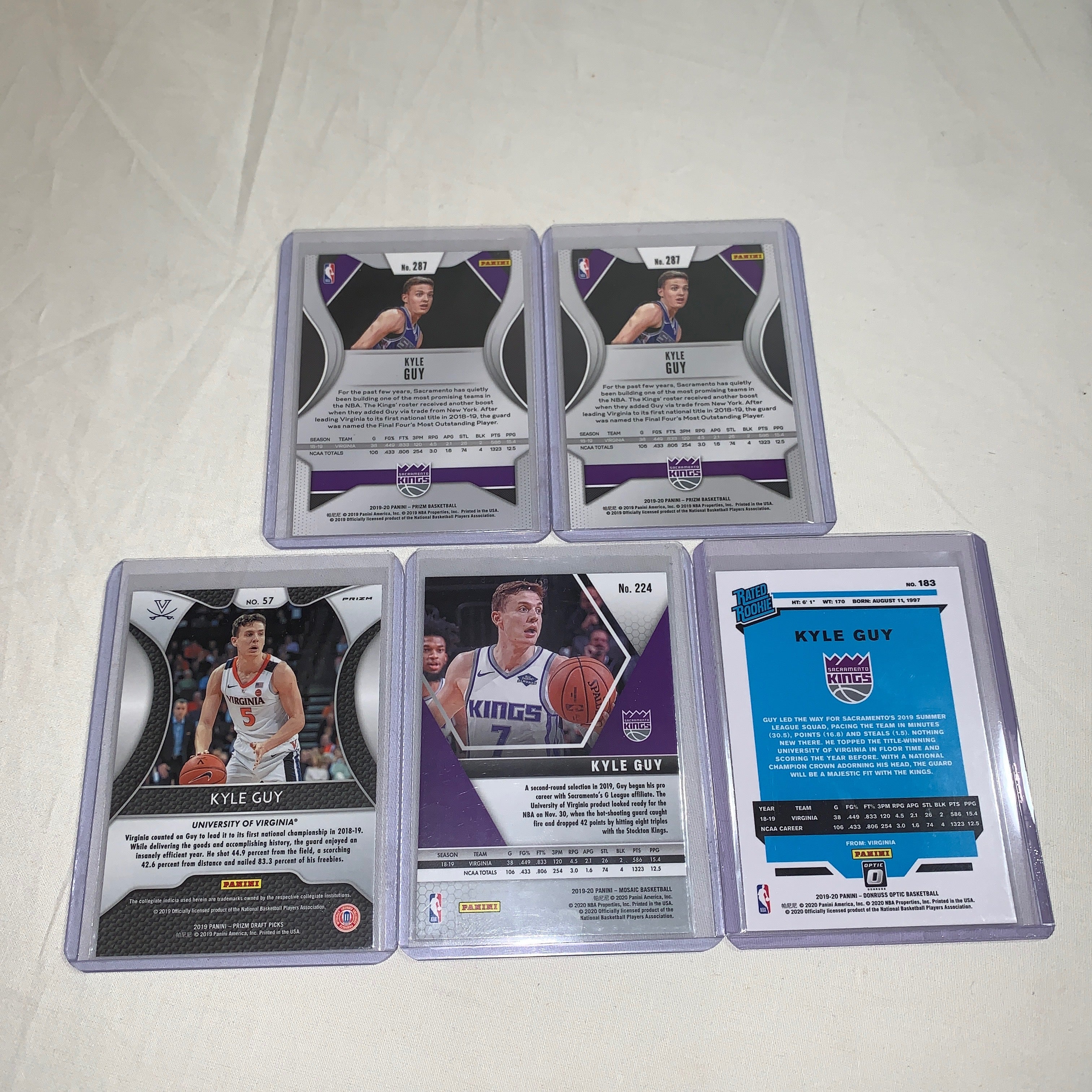 2019 Kyle Guy NBA Rookie Card Collection - Perfect for Basketball Memorabilia Collectors & Sports Fans - Display in Home, Office, or Man Cave