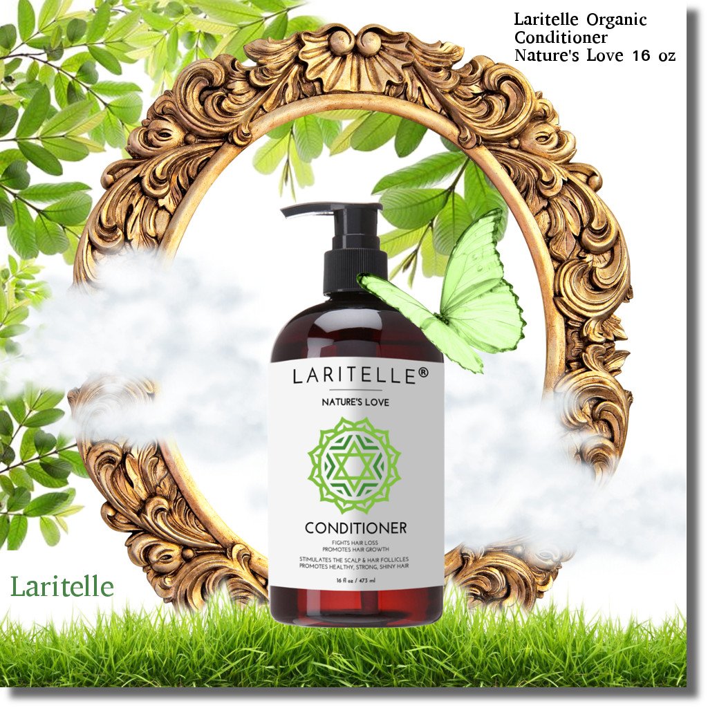 Nature's Love Organic Hair Growth Set - Natural & Vegan Hair Care Kit for Thicker, Longer Hair - Perfect for Daily Use & Scalp Health
