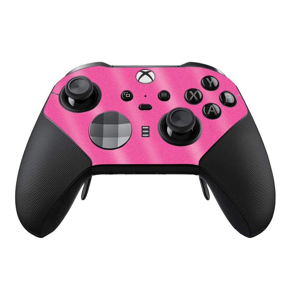 MightySkins Glossy Glitter Skin for Xbox Elite Series 2 Controller - Hot Pink | Protective & Durable High-Gloss Finish | Easy to Apply & Remove | USA Made | Perfect for Gaming, Customization & Gift Giving