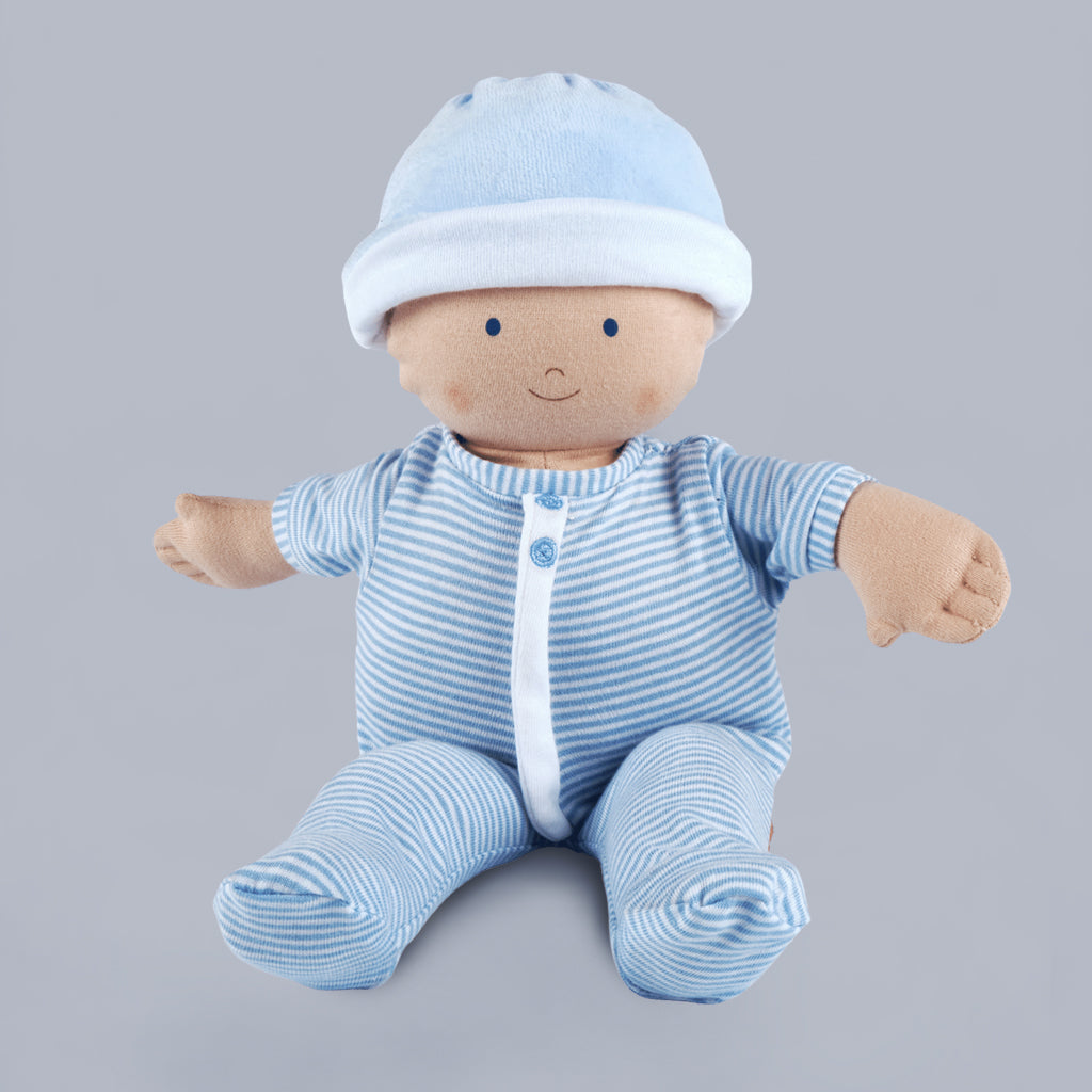 Adorable Baby Boy Rag Doll - Soft & Safe Handmade Plush Toy for Infants & Toddlers - Perfect for Nursery Decor, Gift Giving & Cuddling
