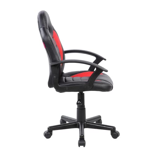 Ergonomic Gaming Chair for Office & Home - Adjustable Reclining Racing Style Computer Chair for Teens & Adults - Perfect for Gaming, Working, Studying in Bedroom or Workspace - Red