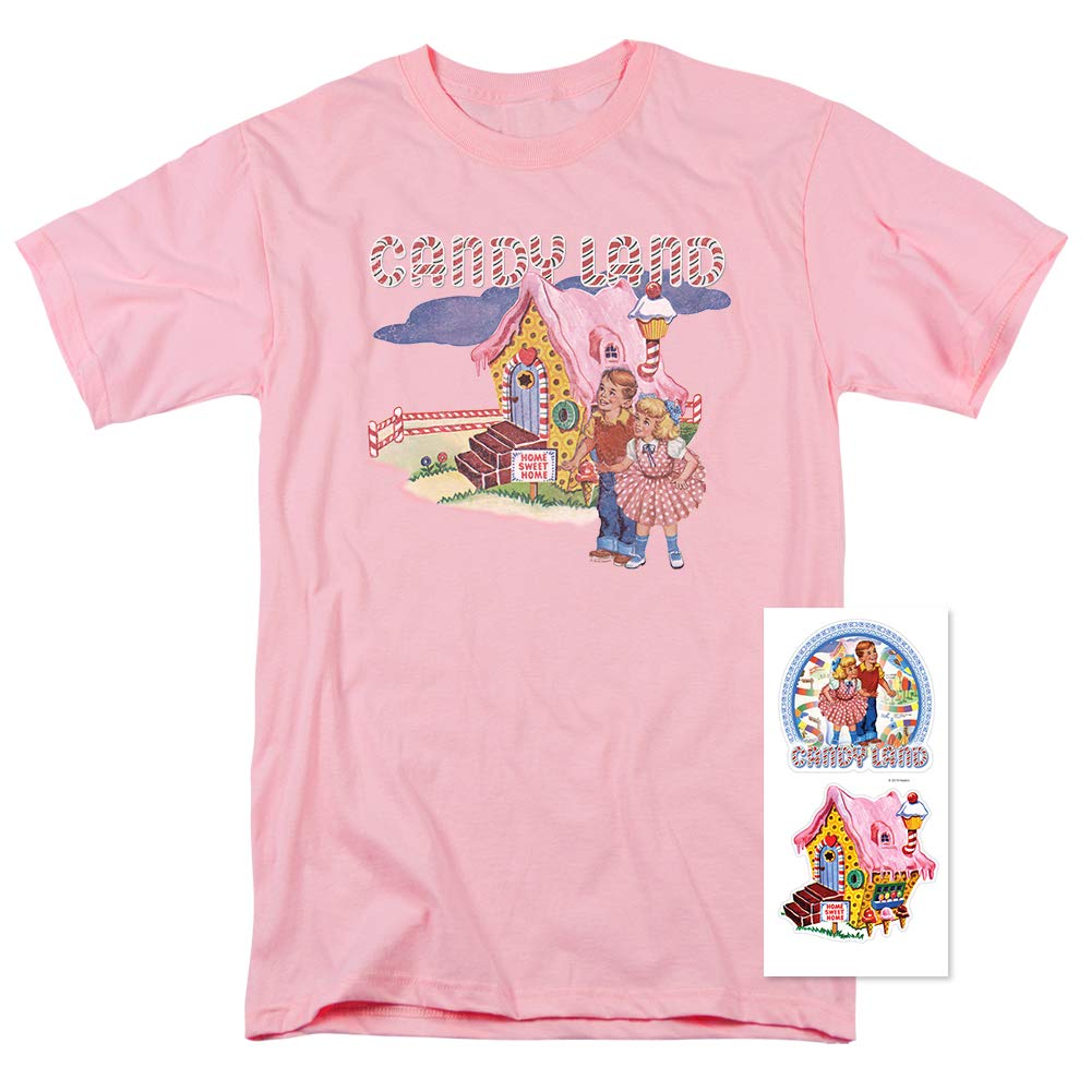 Popfunk Classic Candy Land Home Sweet Home T-Shirt - Vintage Candy Themed Graphic Tee for Men & Women - Perfect for Casual Wear, Gifts & Nostalgic Candy Lovers