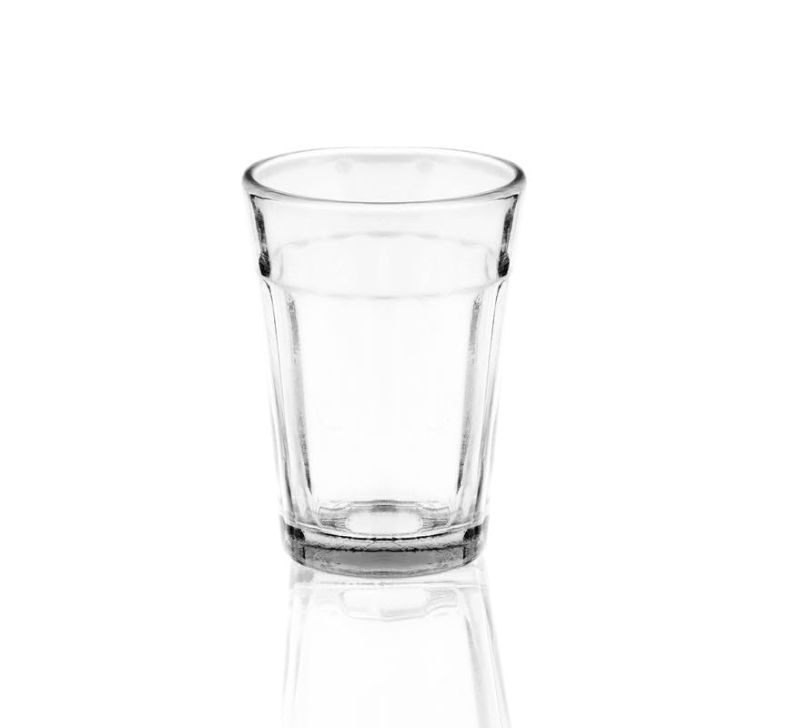 Premium 6-Piece India Glass Tea Cup Set - 120ml Cutting Chai Glasses for Coffee, Tea & Hot Beverages - Elegant Home Decor, Kitchen & Restaurant Use - Perfect for Indian Tea Ceremonies, Cafe Serving & Daily Tea Time